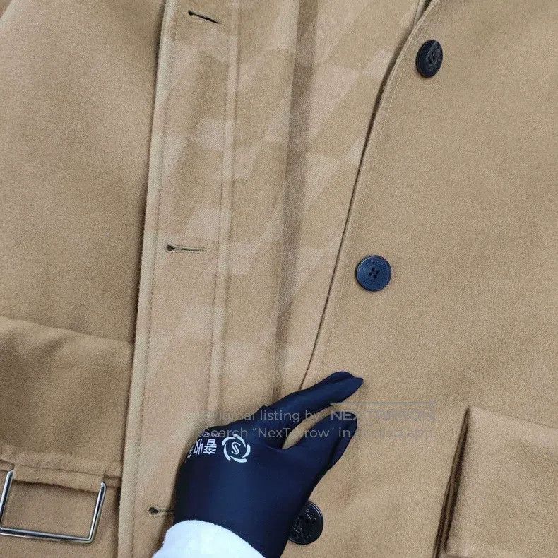 Hermes Hermes Woolen Coat Brown Size M / US 6-8 / IT 42-44 - 4 Thumbnail