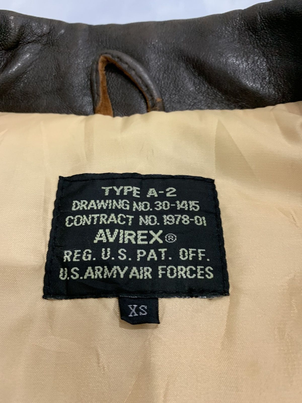 Avirex 🔥AVIREX A-2 FLYERS LEATHER JACKETS Size US XS / EU 42 / 0 - 16 Thumbnail