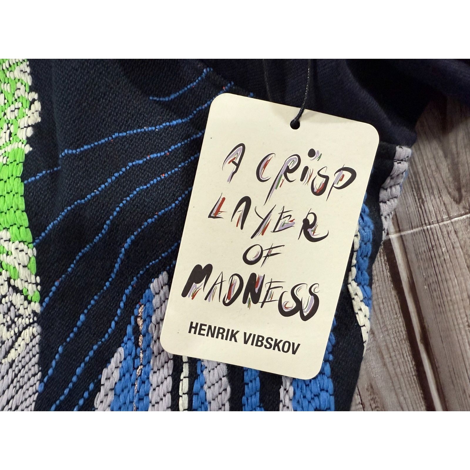 Henrik Vibskov HENRIK VIBSKOV 21aw wool blend embroidered hoodie sz XS colo Size US XS / EU 42 / 0 - 3 Thumbnail