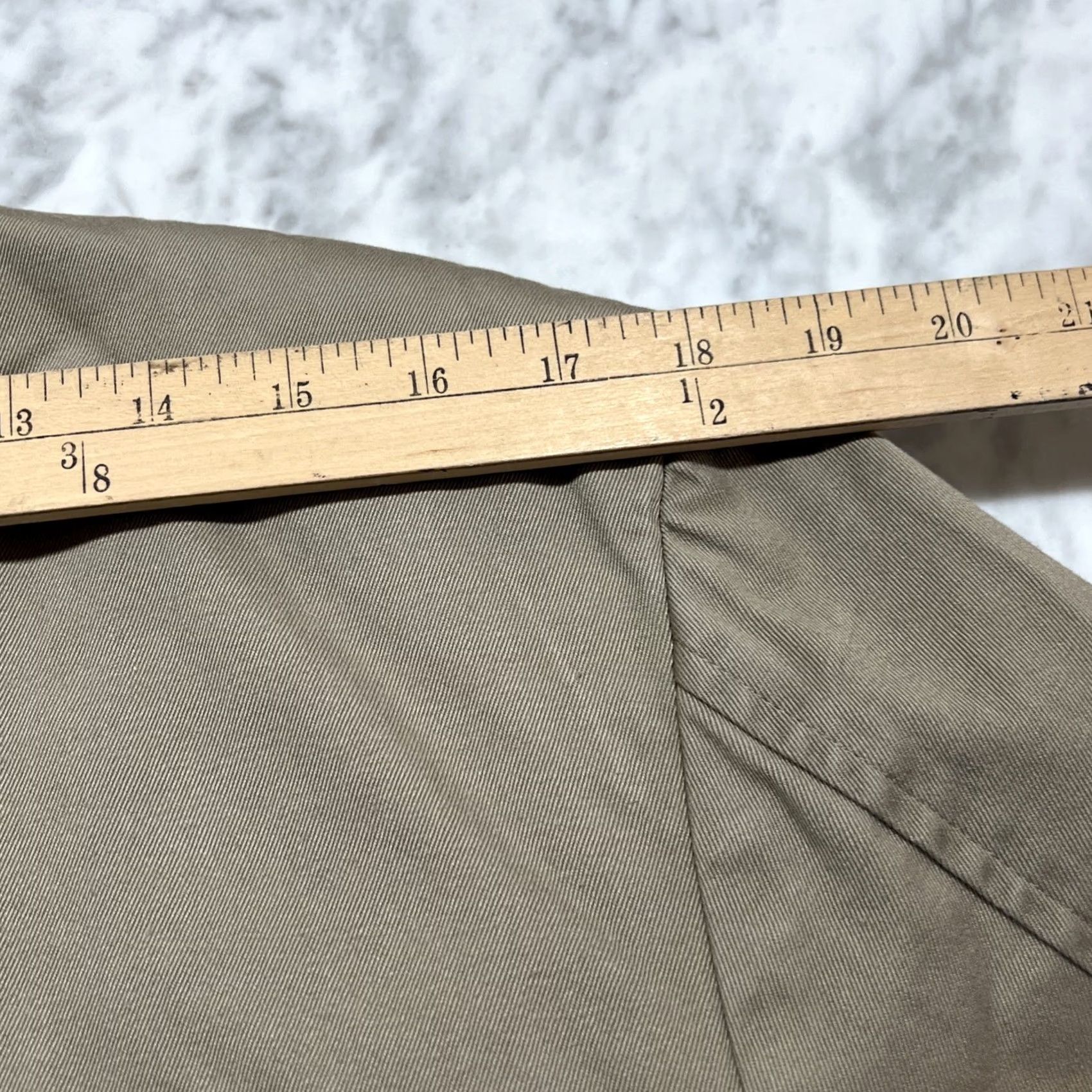 Banana Republic VINTAGE Banana Republic Shirt Jacket Women M Cream Cotton 1980s Safari Shacket Size M / US 6-8 / IT 42-44 - 7 Thumbnail