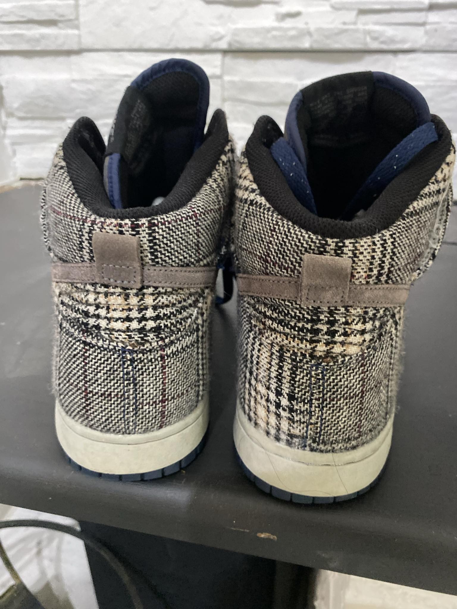 Japanese Brand × Nike × Vintage Nike dunk high tweed pack vintage y2k 90s Size US 10.5 / EU 43-44 - 6 Thumbnail