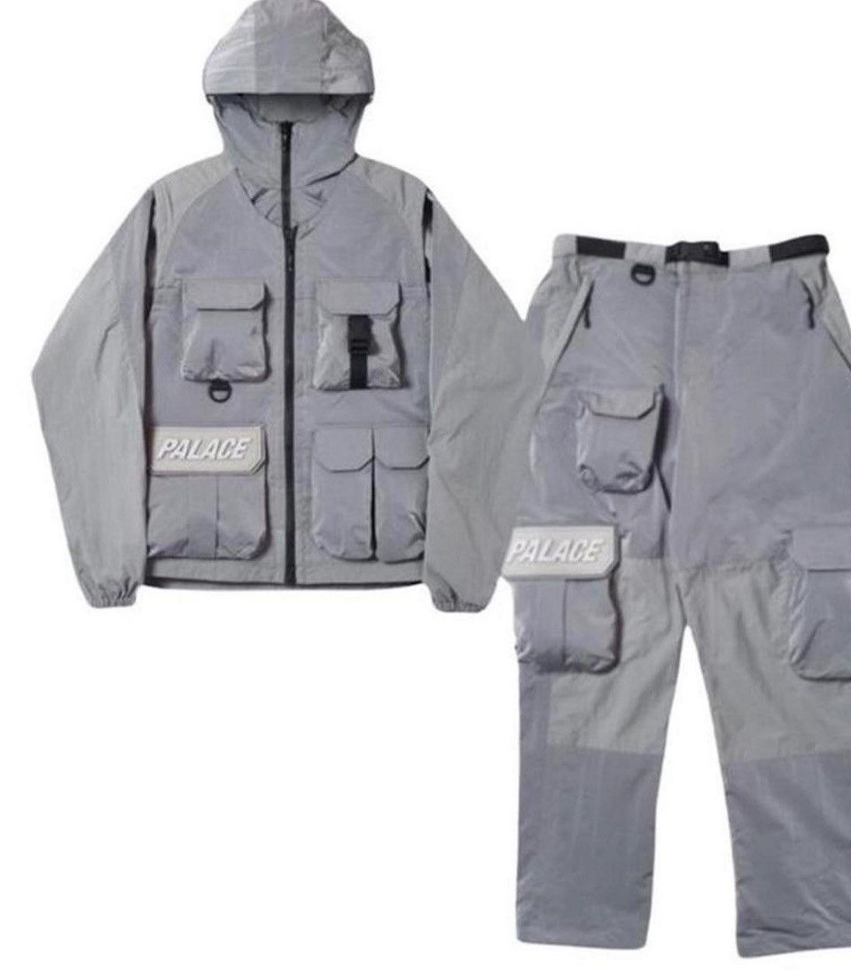 Palace Rare 3 piece Grey Palace Cargo Track Set Size US XL / EU 56 / 4 - 1 Thumbnail