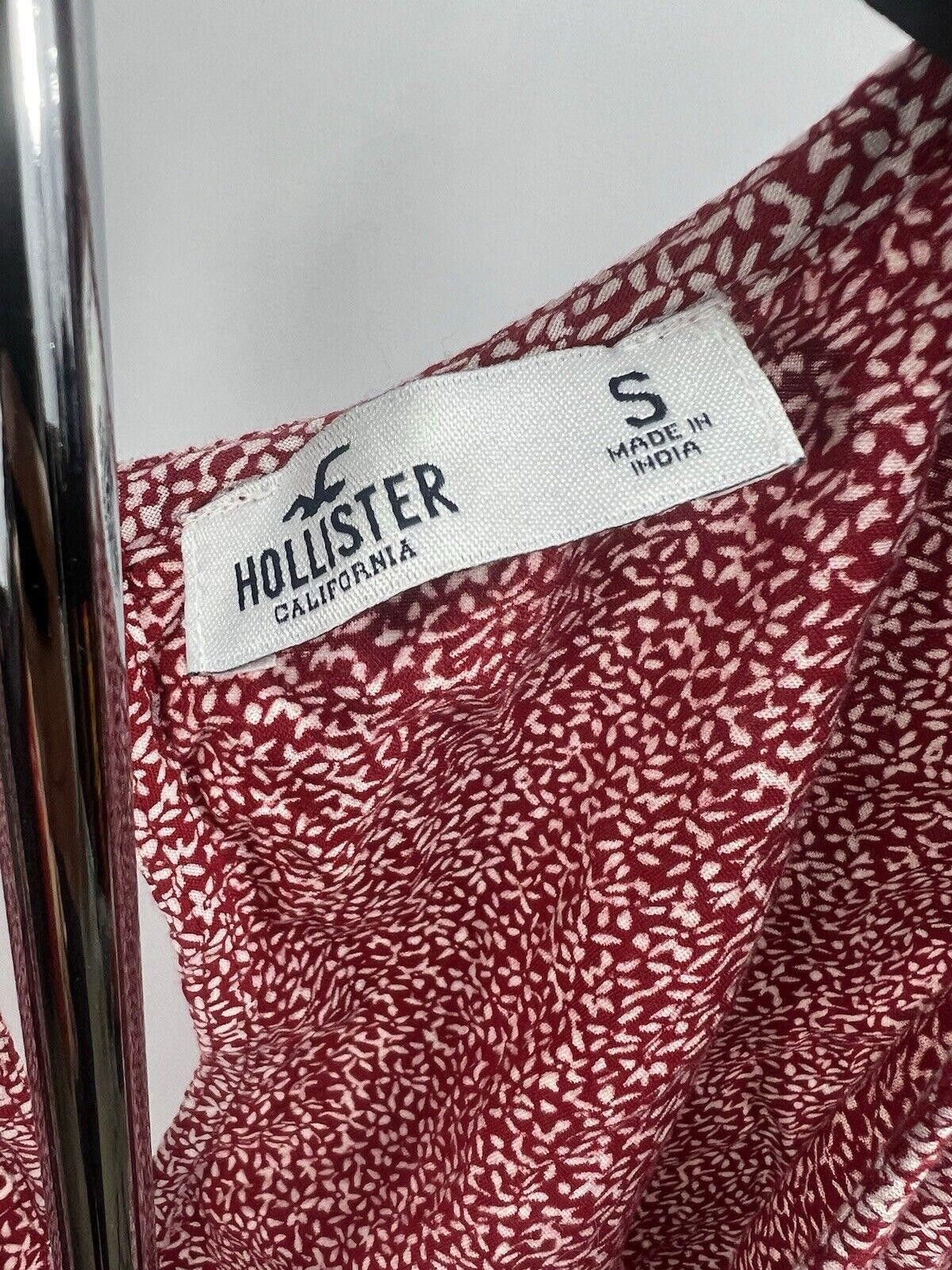Designer A Lovely Hollister Whine Red Romper. Wrap Top Size 28" / US 6 / IT 42 - 2 Thumbnail