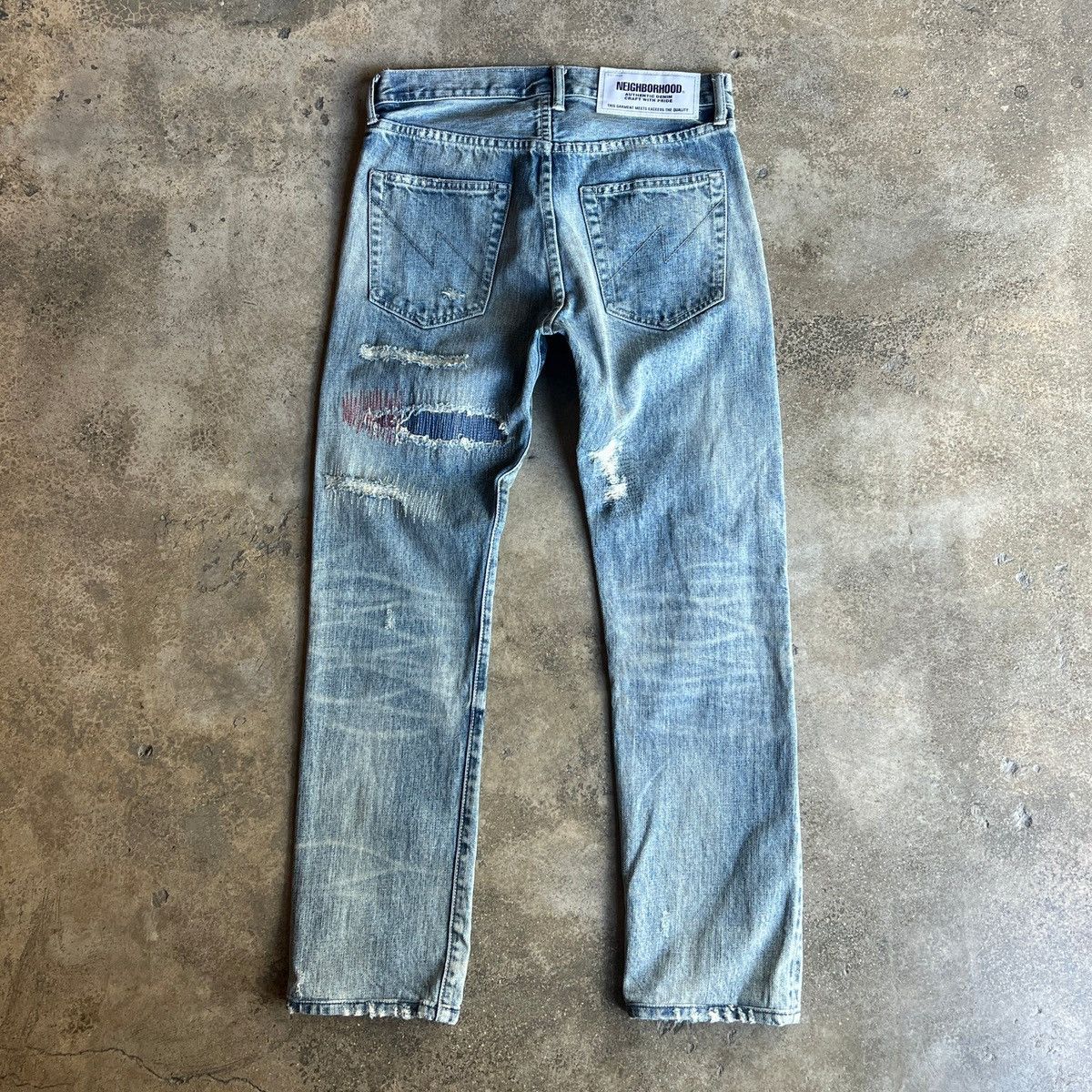 Neighborhood NEIGHBORHOOD JAPAN “Bullet Savage” SELVEDGE Jeans Size US 30 / EU 46 - 2 Thumbnail