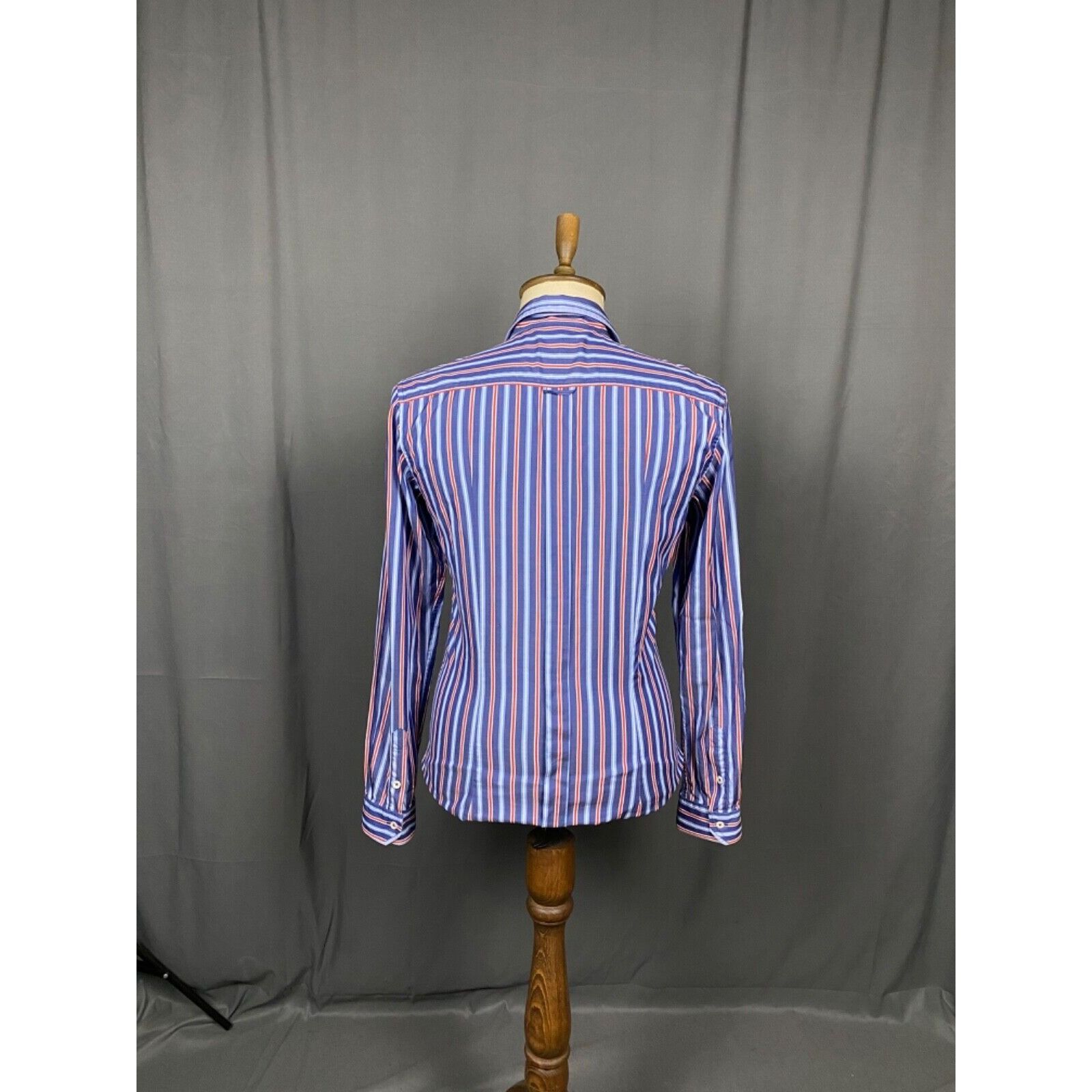 Dolce & Gabbana Dolce&Gabbana Old Money Style Men's Blue Striped Longsleeve Size US M / EU 48-50 / 2 - 7 Thumbnail