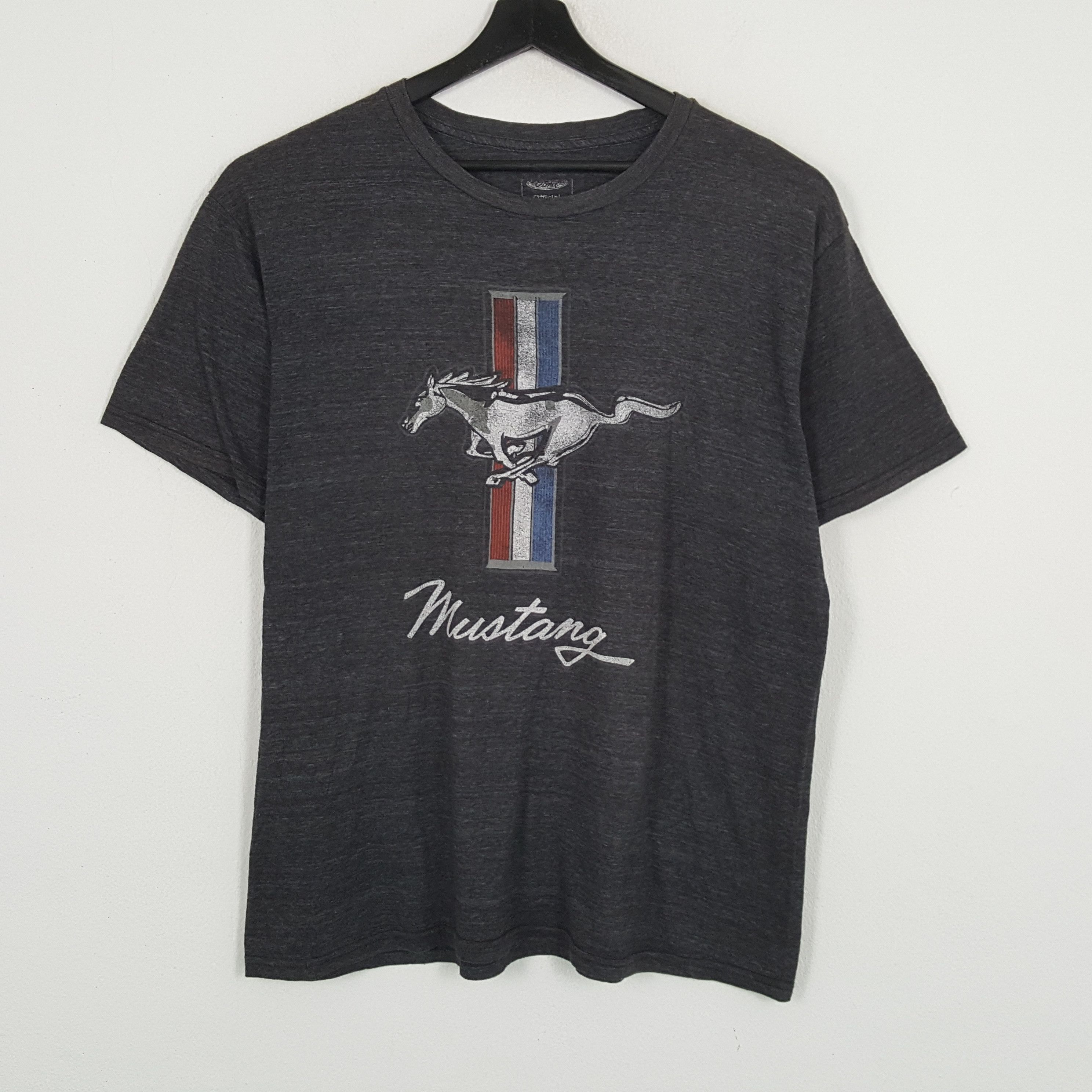 Ford × Mustang × Vintage FORD MUSTANG Motorsports Center Logo Design Tshirt Size US XL / EU 56 / 4 - 1 Thumbnail