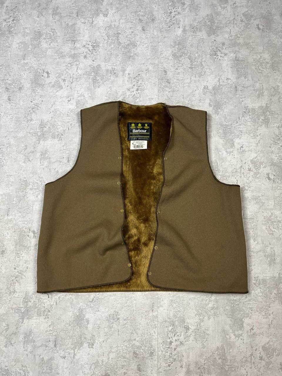 Barbour Vintage Barbour Lining Brown Vest Size US L / EU 52-54 / 3 - 1 Thumbnail