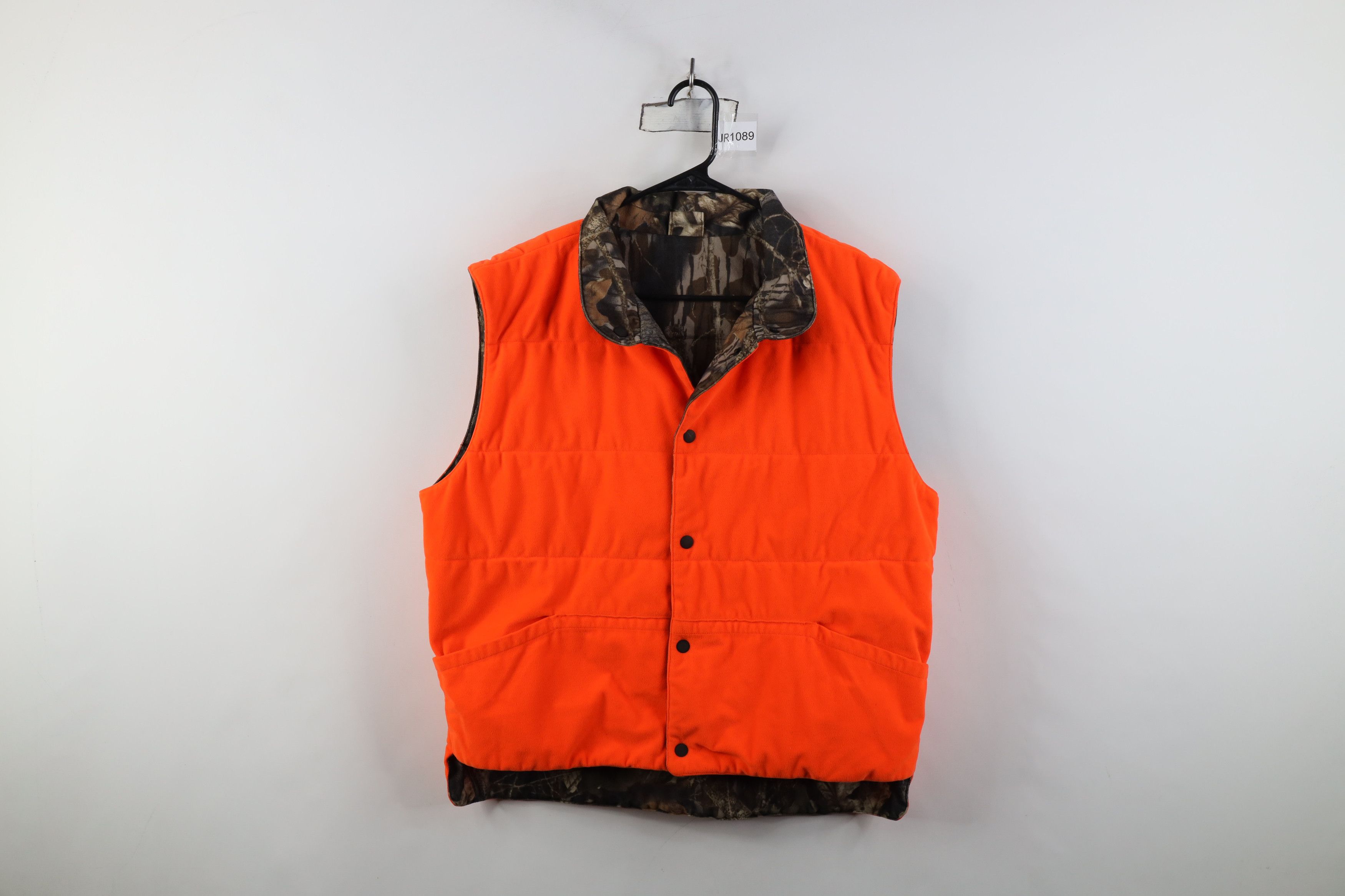 Vintage Vintage 90s Streetwear Reversible Camouflage Puffer Vest Size US L / EU 52-54 / 3 - 8 Thumbnail