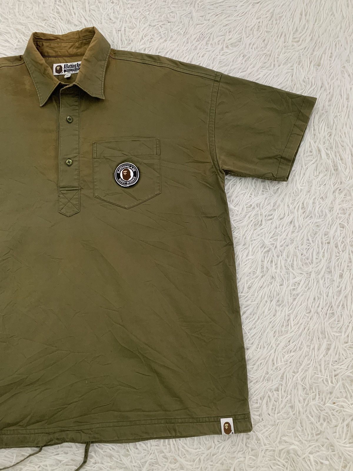 Bape Vintage BAPE Collar Tee Size US M / EU 48-50 / 2 - 4 Thumbnail
