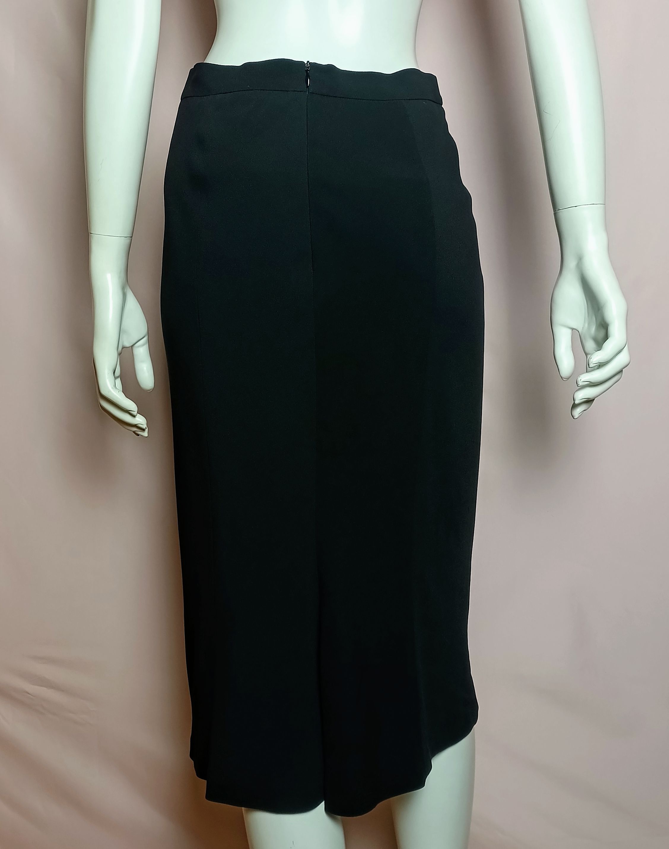 Escada ESCADA Elegant Pencil Skirt Flowers Print Size EU 36 Size 26" / US 2 / IT 38 - 4 Thumbnail
