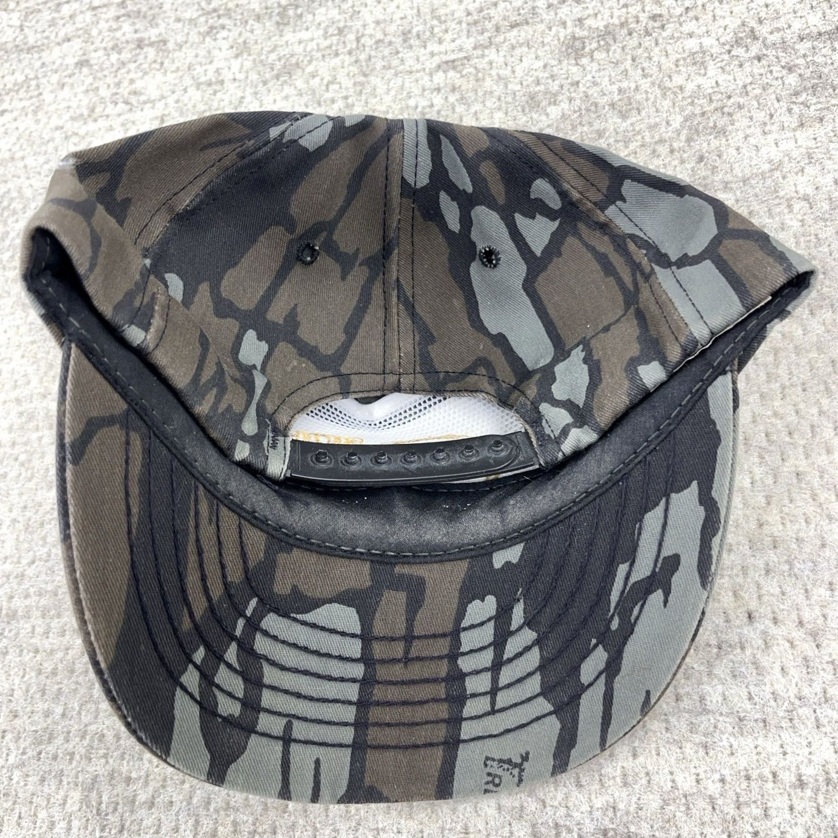 Vintage VINTAGE Trebark Camo Hat Cap SnapBack Trucker 80s 90s USA Hunting John Zink Brown Adult Mens Size ONE SIZE - 4 Thumbnail