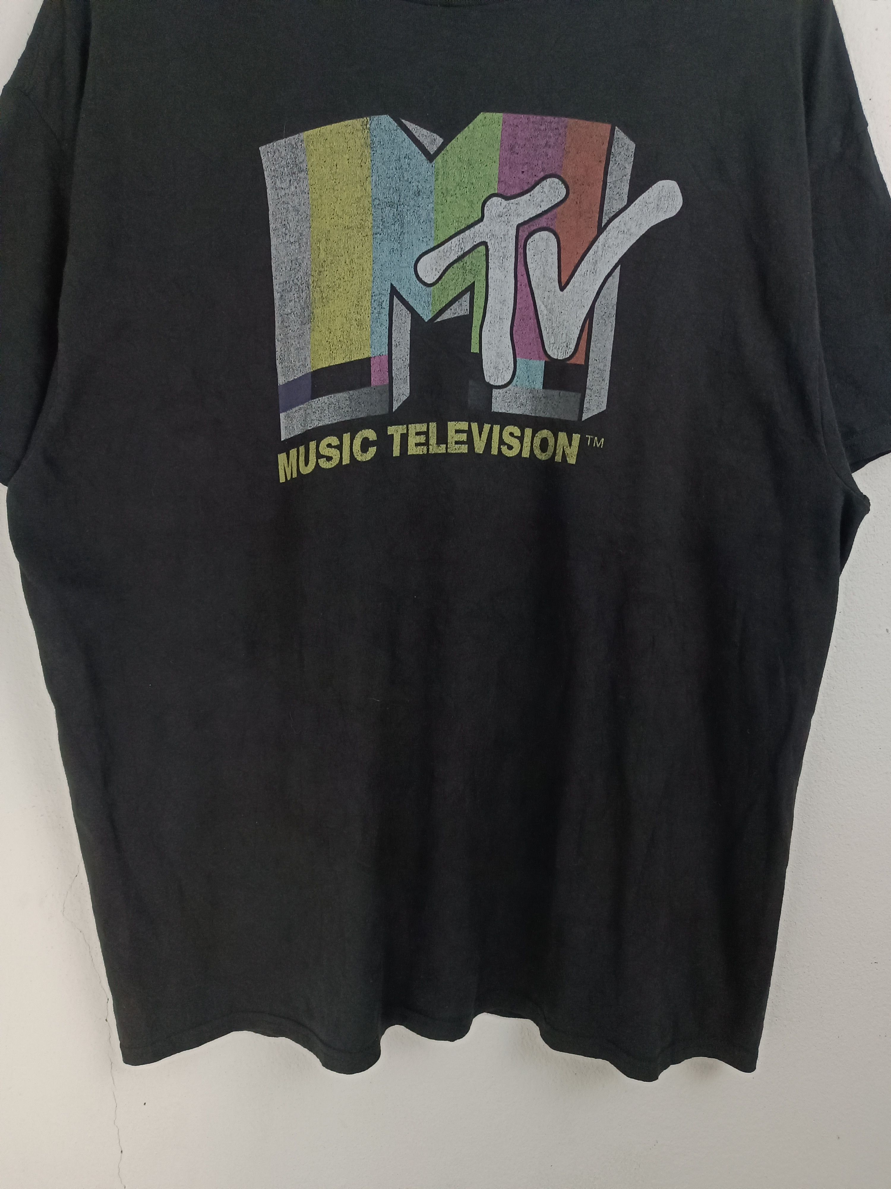 Mtv VINTAGE MTV MUSIC TELEVISION CLASSIC LOGO ROCK PUNK GRUNGE Size US XL / EU 56 / 4 - 7 Thumbnail