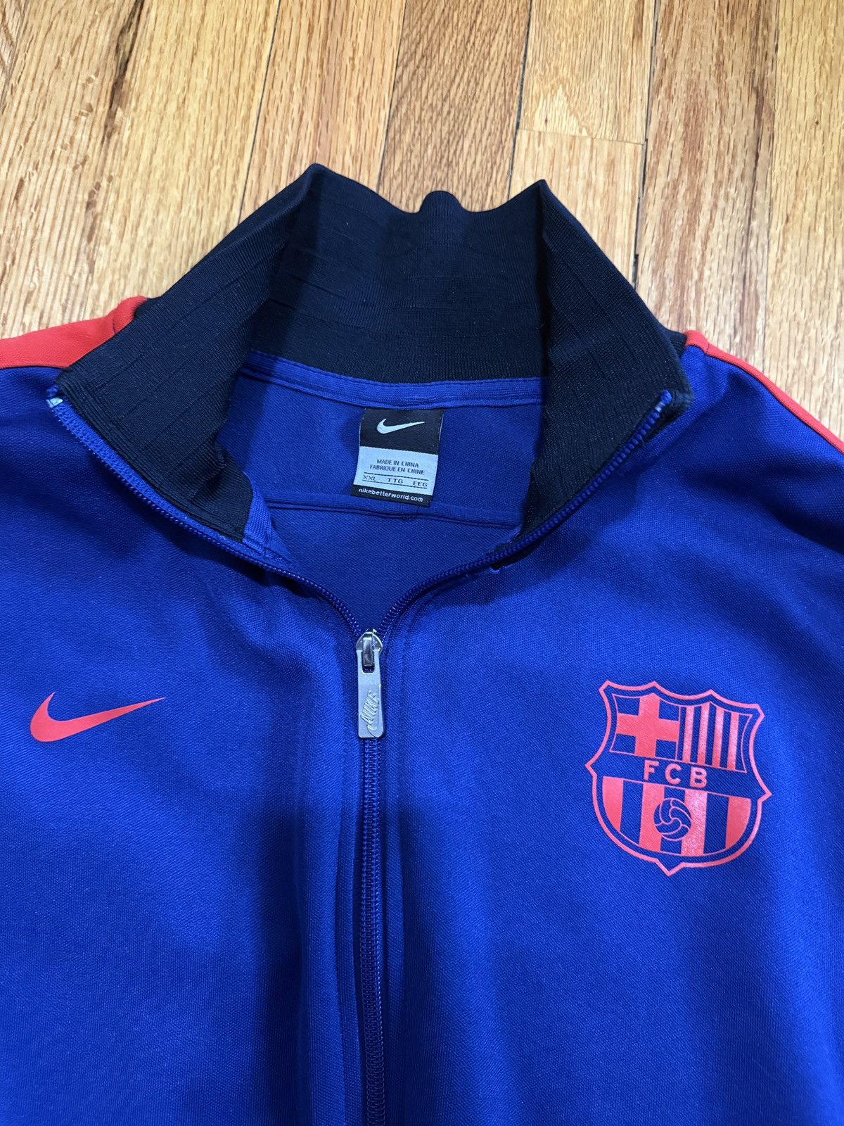 Nike Barcelona Nike Track Jacket N98 XXL 2012-13 Size US XXL / EU 58 / 5 - 5 Thumbnail