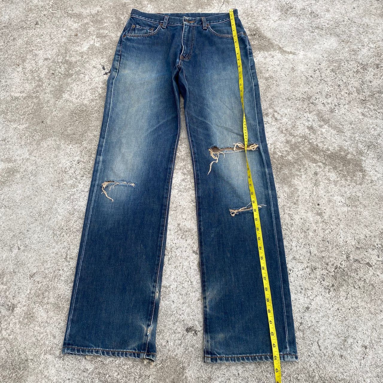 Edwin Vintage Edwin 503 Regular Distressed Denim Size US 30 / EU 46 - 4 Thumbnail