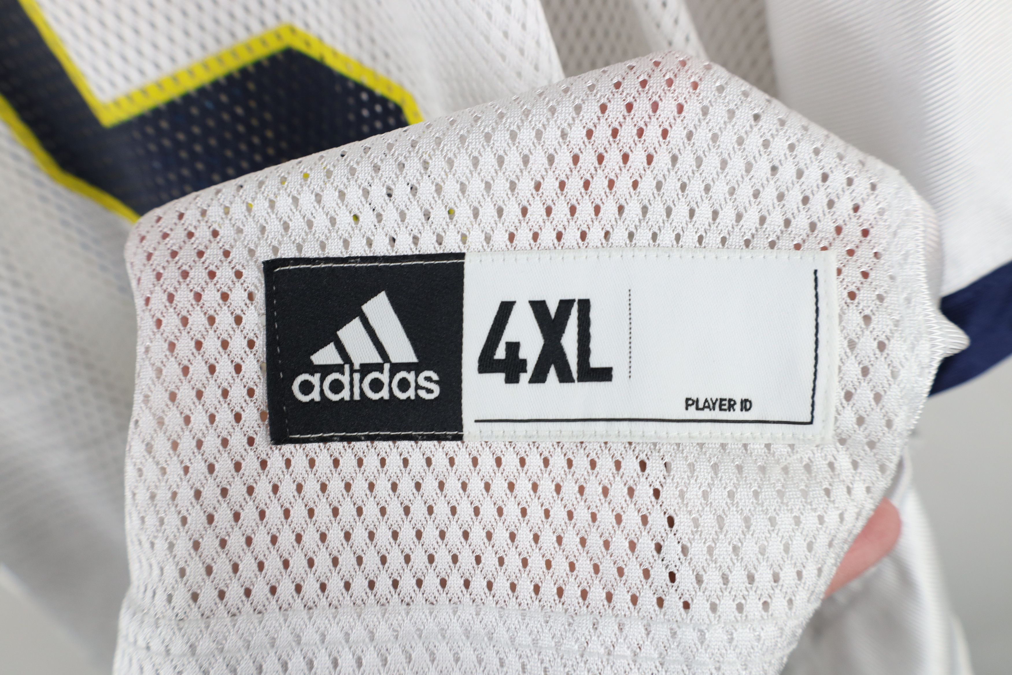 Adidas × Vintage Vintage Adidas University of Michigan Jersey White #5 Size US XXL / EU 58 / 5 - 4 Thumbnail