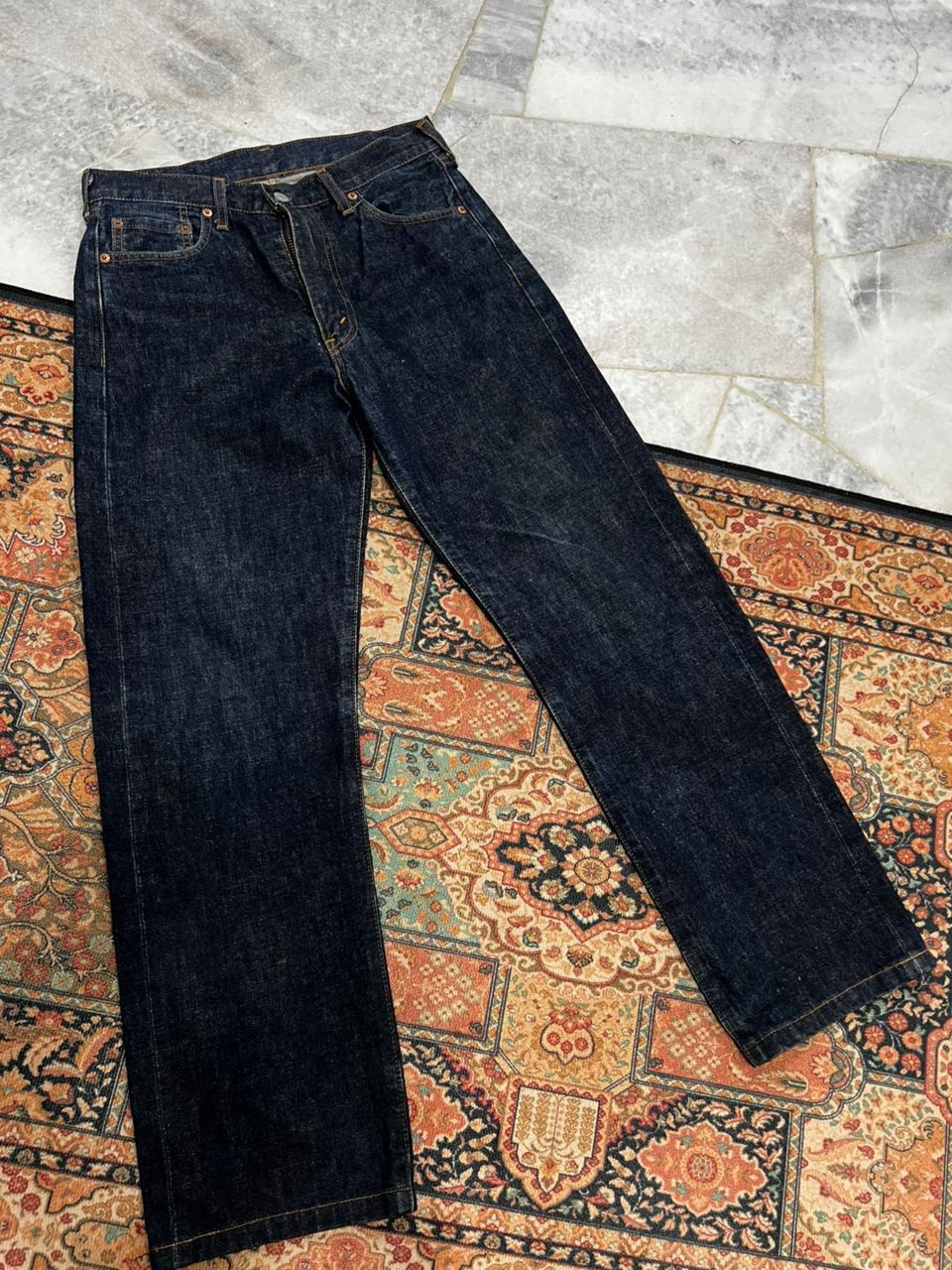 Levi's Vintage Clothing LVC 502 Big E Selvedge Jeans Size US 31 - 3 Thumbnail