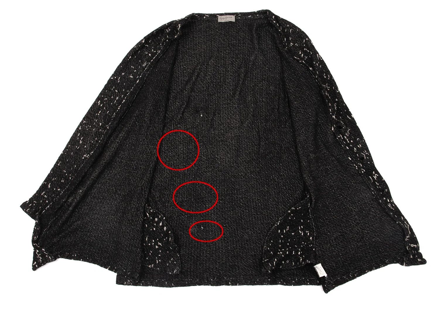 Yohji Yamamoto Yohji Yamamoto Cotton Alpaca Cardigan Charcoal Size US L / EU 52-54 / 3 - 11 Thumbnail