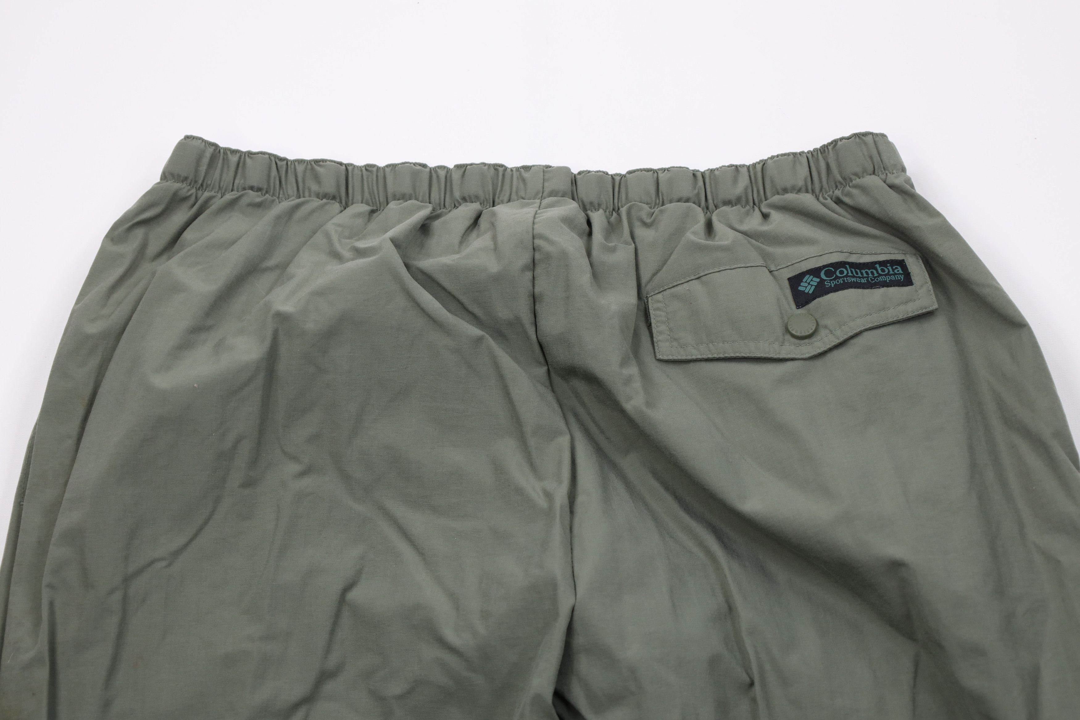 Columbia Vintage 90s Columbia Belted Windbreaker Joggers Pants Green Size US 38 / EU 54 - 11 Thumbnail