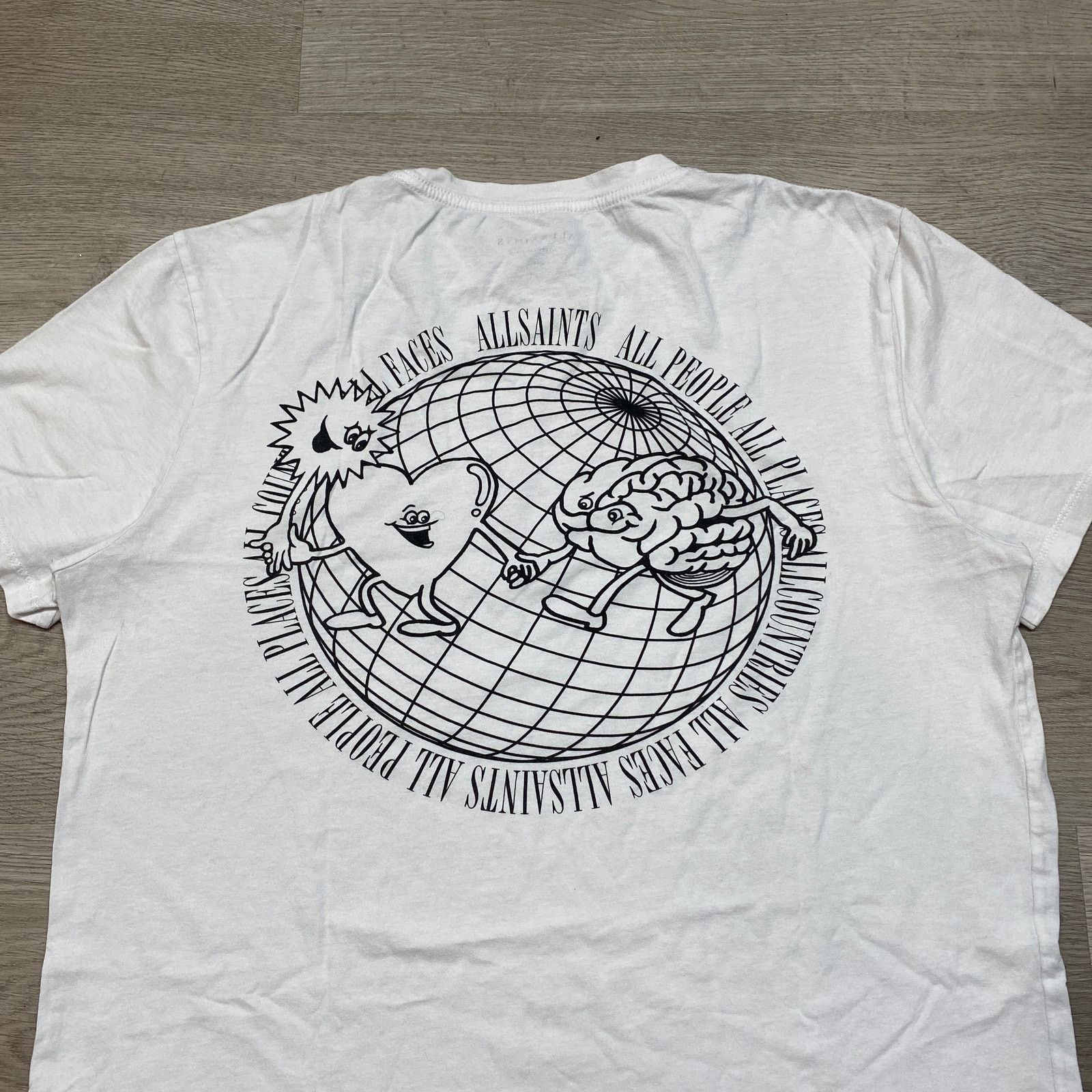 Allsaints Allsaints Peeps All Faces All Places Oversized T Shirt Small Size US S / EU 44-46 / 1 - 3 Thumbnail