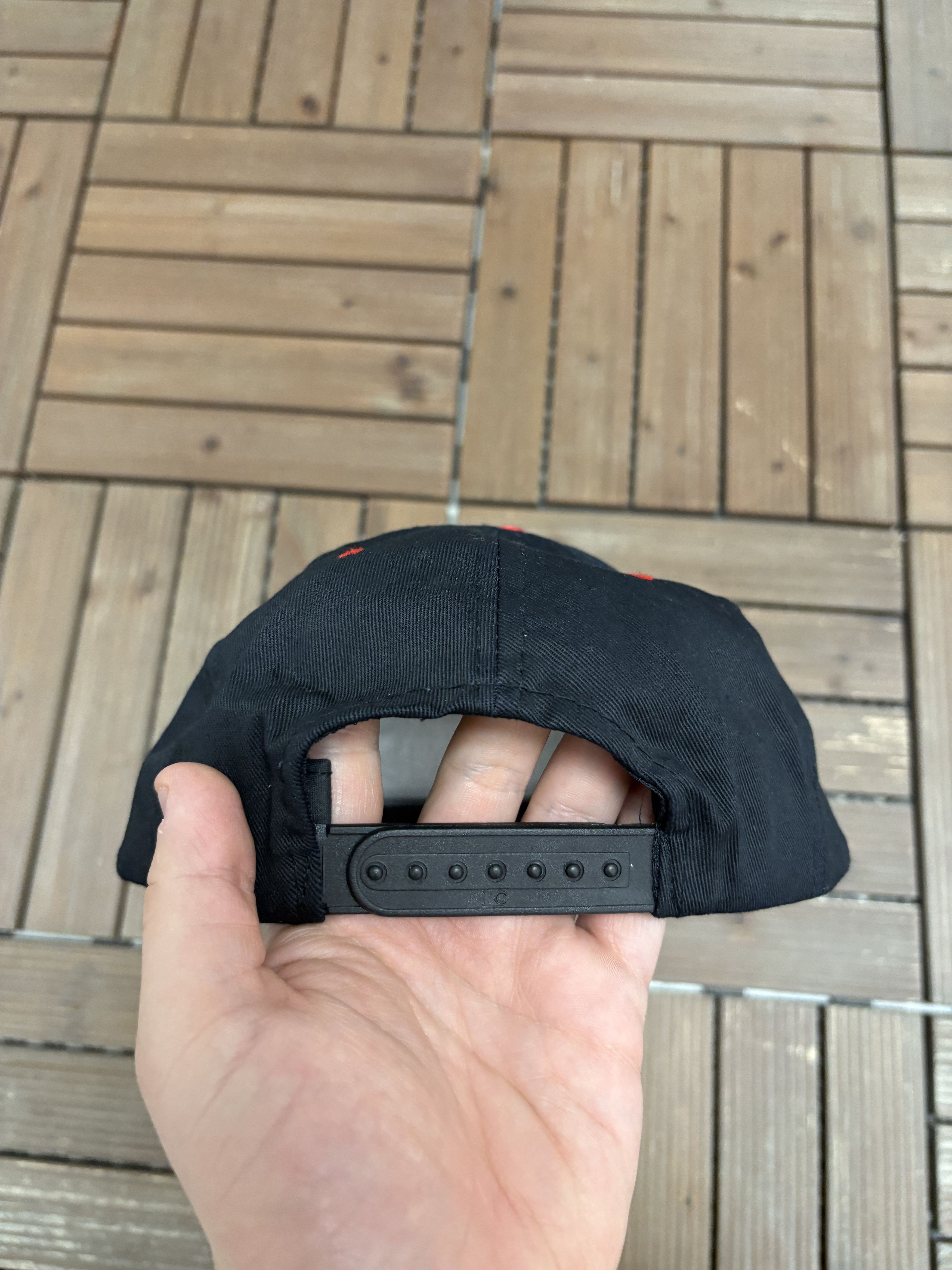 Vintage Red Dog Beer University Vintage Black Snap Back Hat Size ONE SIZE - 5 Thumbnail