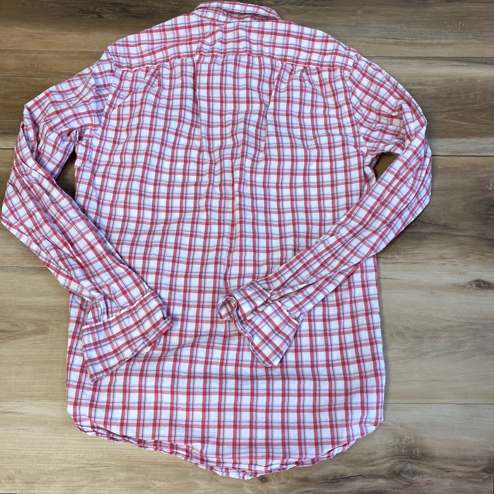 J.Crew J.CREW Shirt Mens XS Slim Red Plaid Button-Down Long Sleeve Size US XS / EU 42 / 0 - 7 Thumbnail