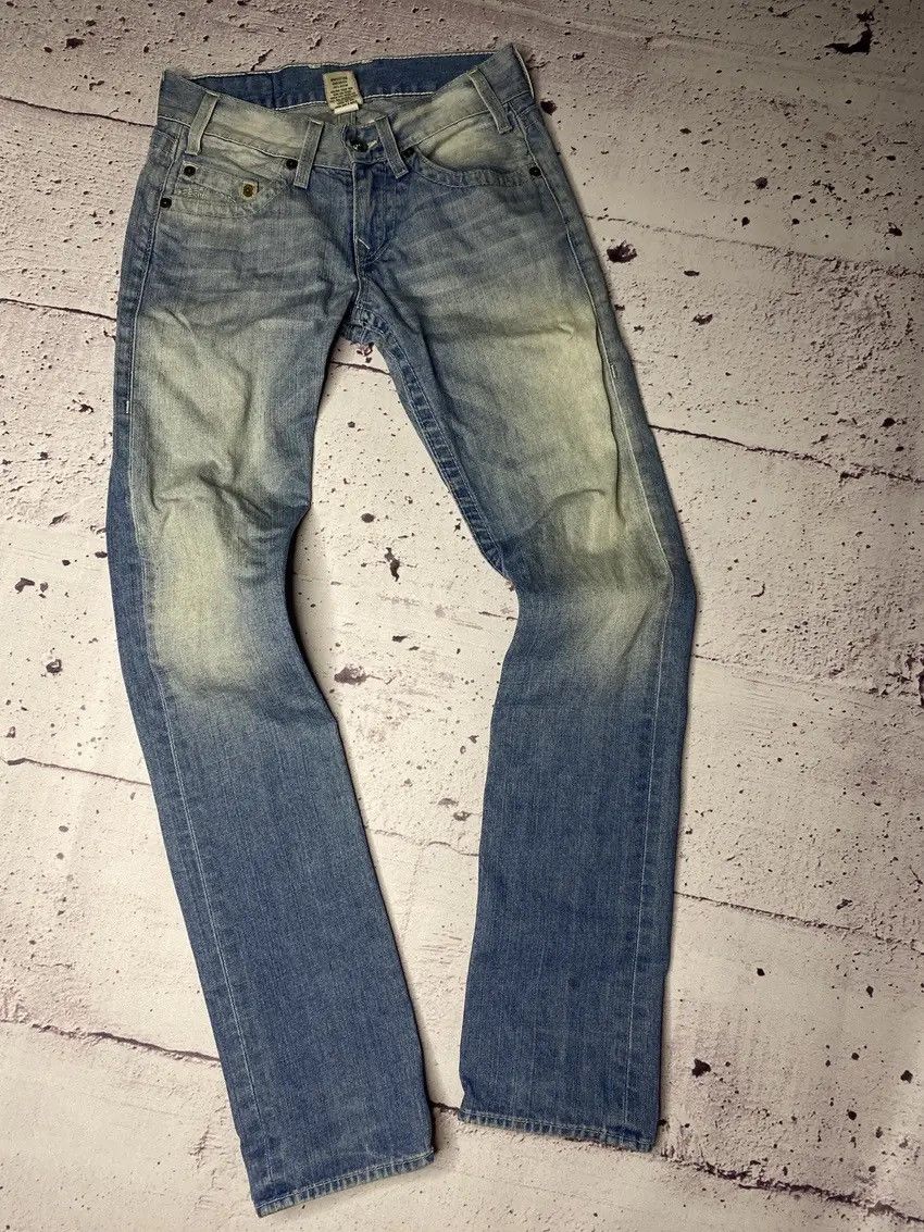True Religion 👾CRAZY TRUE RELIGION Y2K VINTAGE JACKSON JEANS FADED PANTS👾 Size US 27 - 2 Thumbnail