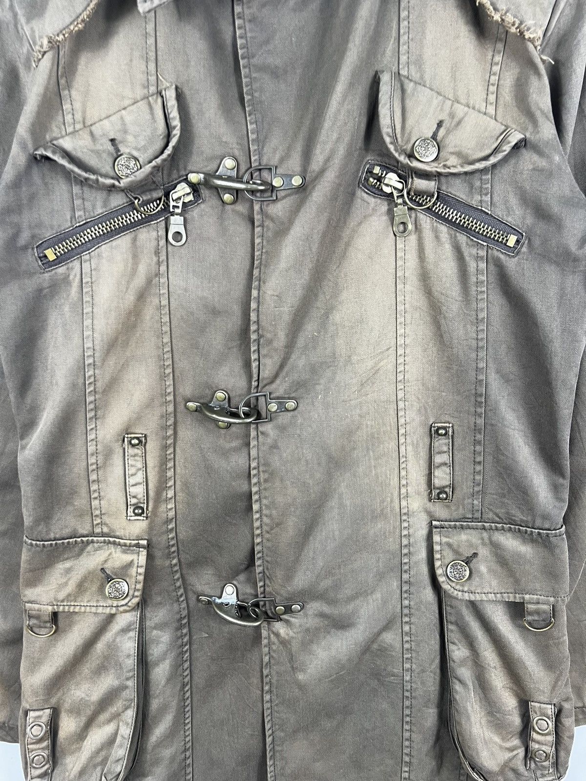 If Six Was Nine 🔥BONDAGE IN THE ATTIC changeabi design DISTRESS belt parka Size M / US 6-8 / IT 42-44 - 5 Thumbnail