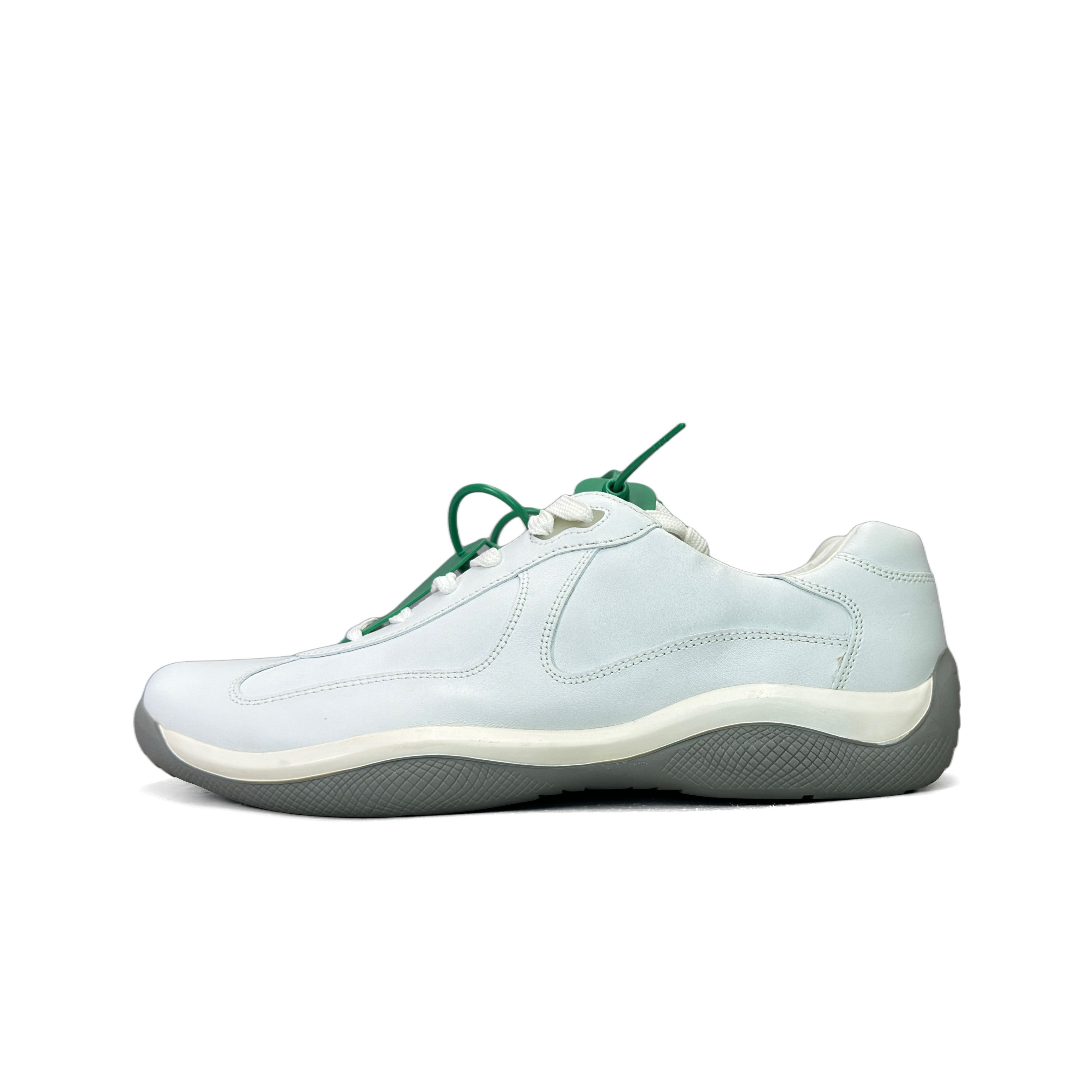 Prada Prada Leather Low-Top Sneakers US 9 Size US 9 / EU 42 - 1 Thumbnail