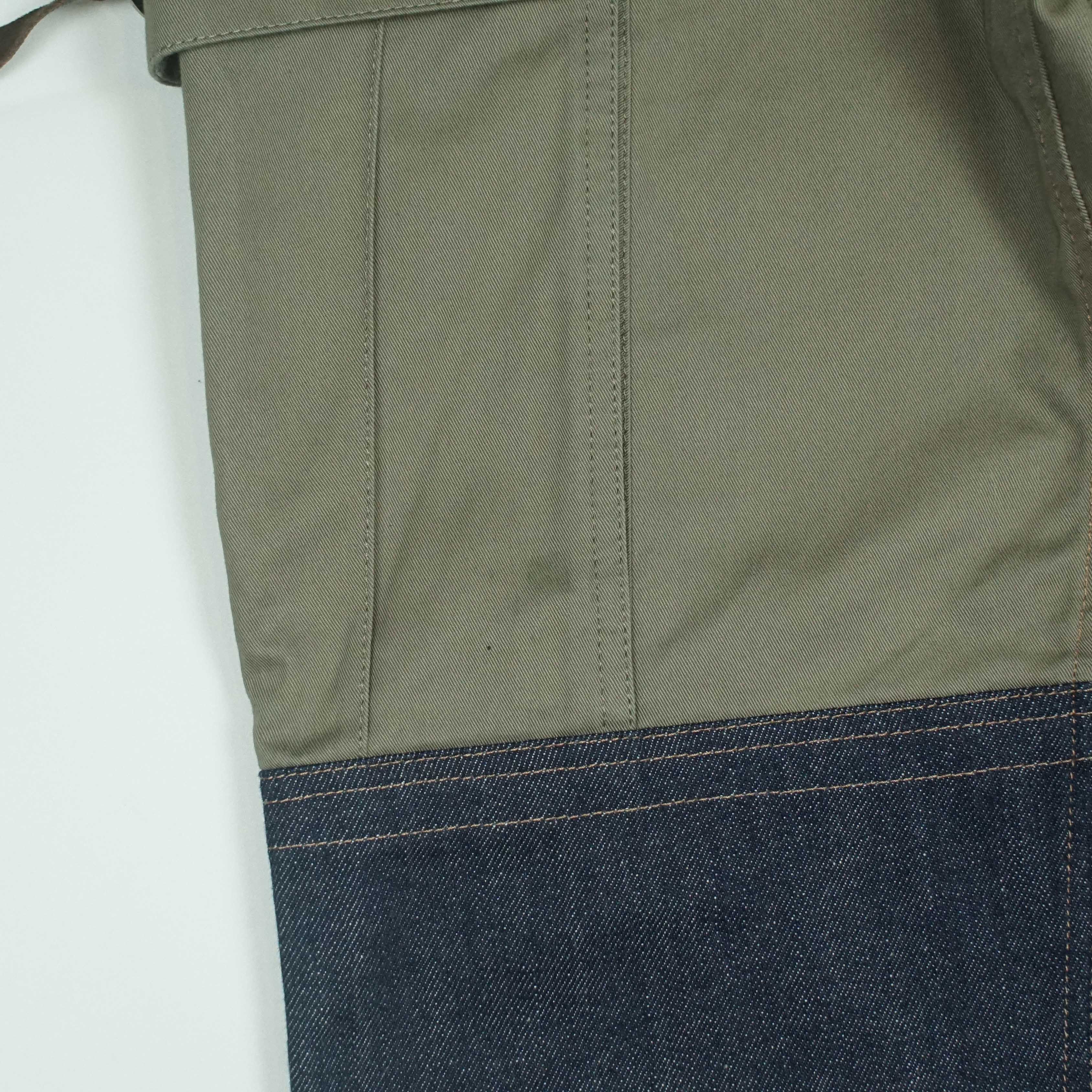 Japanese Brand Jyuunanheart Japan Panelled Cargo Pants Size US 32 / EU 48 - 4 Thumbnail