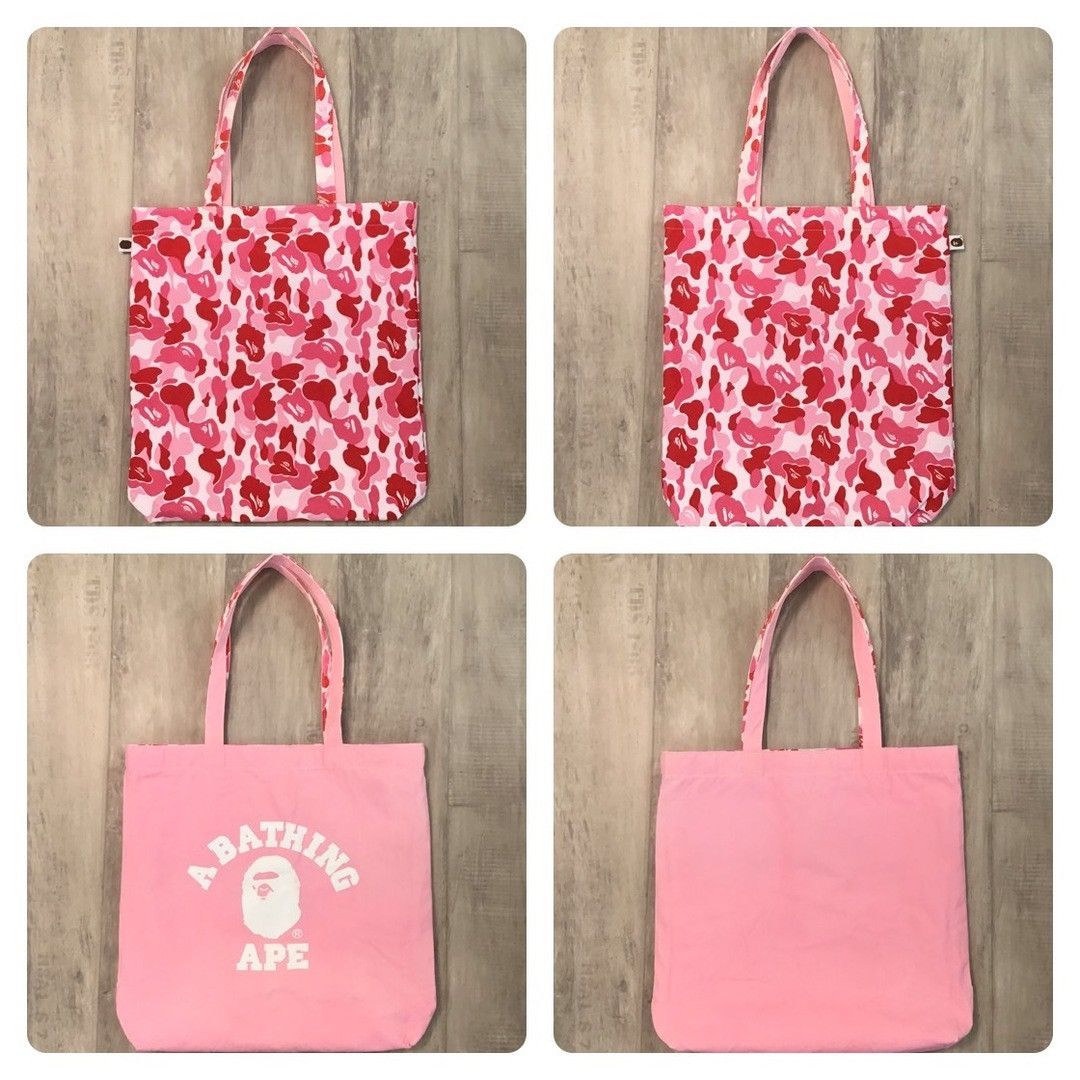 Bape × Nigo 🔥Reversible🔥 BAPE Tote Bag ABC camo Pink a bathing ape NIGO Size ONE SIZE - 1 Thumbnail