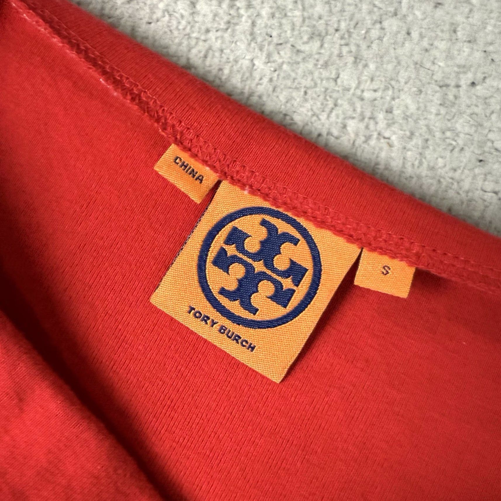 Tory Burch Tory Burch Skirt Womens Small Red Cotton Buttons Casual Dress High Fashion Rare Size 28" / US 6 / IT 42 - 3 Thumbnail