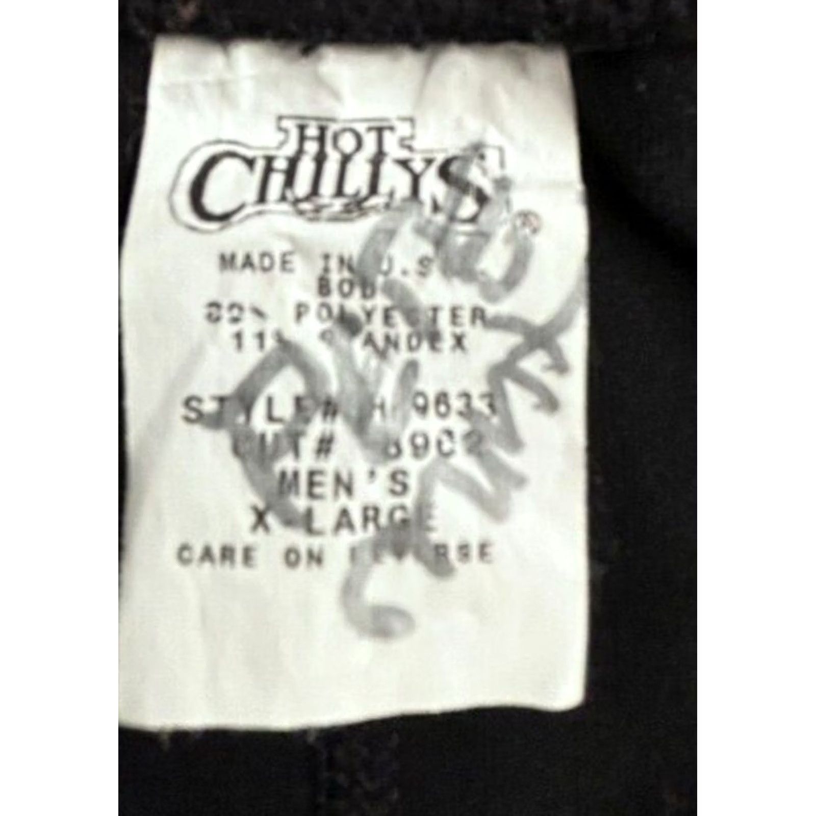 Vintage Hot Chillys Cropped Mens XL Black Base Layer USA Crop Pant Outdoor Hiking Logo HC9633 Size US 36 / EU 52 - 3 Thumbnail