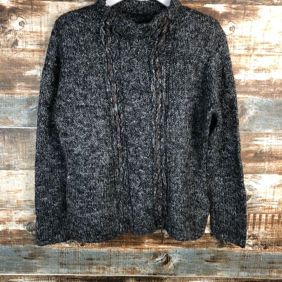 Homespun Knitwear Japanese Brand Grey mohair vintage Knitwear #A1768 Size US M / EU 48-50 / 2 - 3 Thumbnail