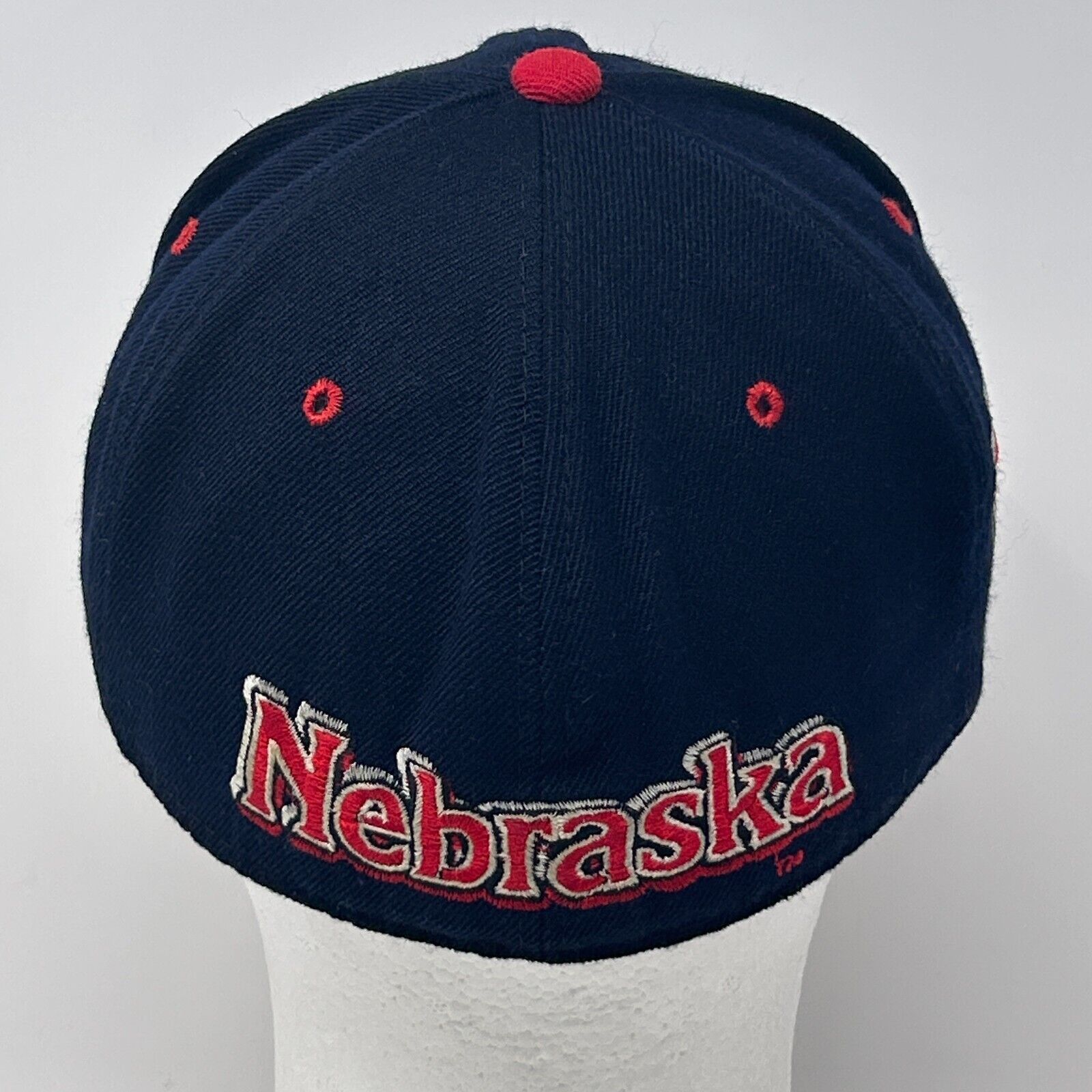 Zephyr Vintage Nebraska Cornhuskers Hat Baseball Cap Blue 7 1/8 Size ONE SIZE - 3 Thumbnail