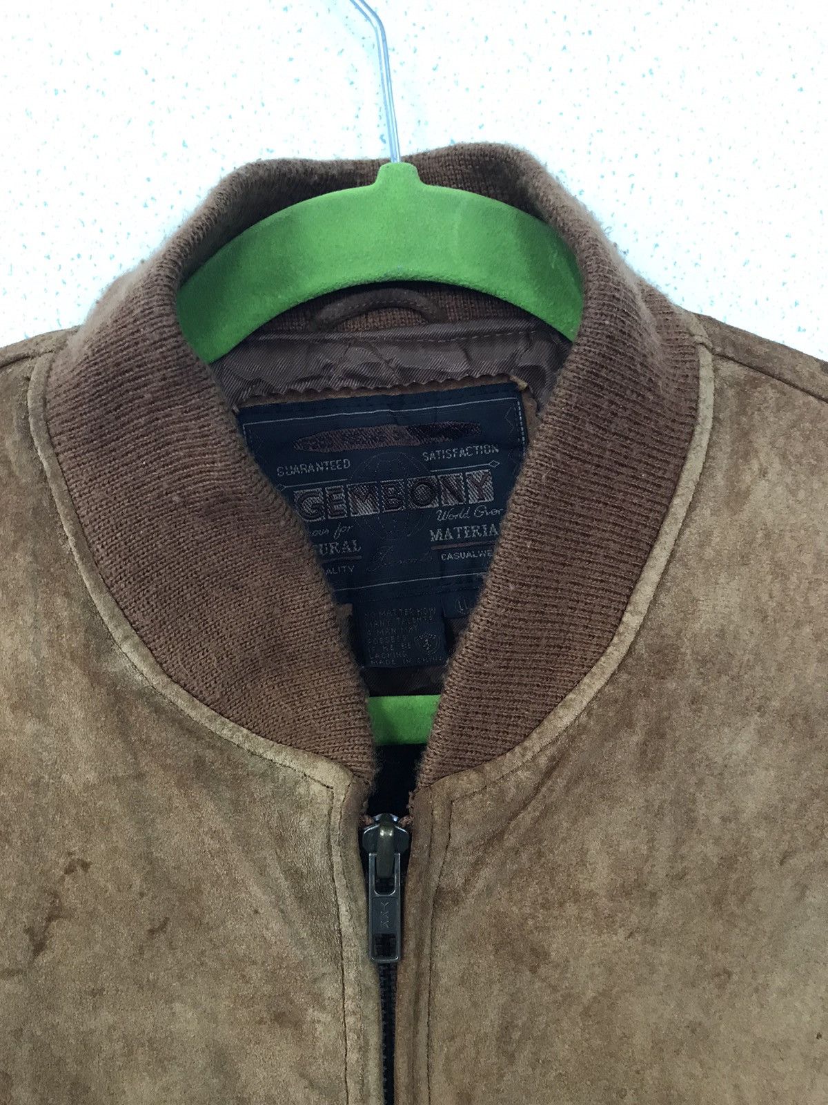 Leather Gembony Vintage Leather Jacket Size US L / EU 52-54 / 3 - 5 Thumbnail