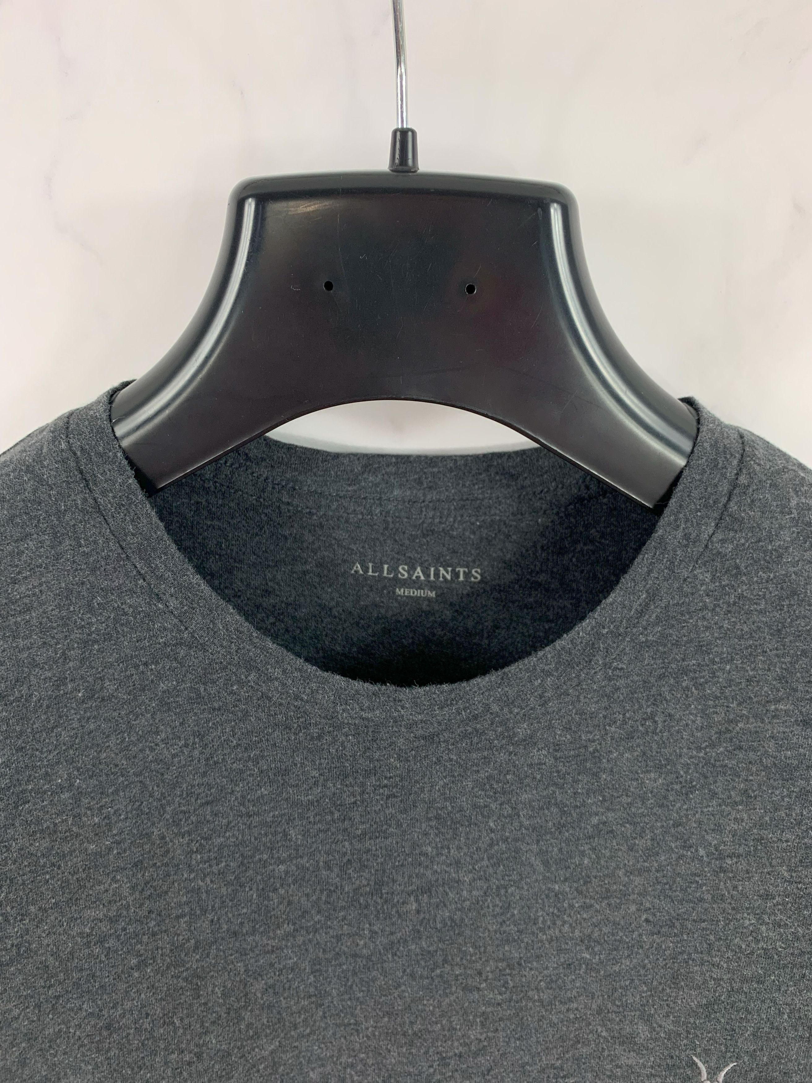 Allsaints Allsaints Gray Long Sleeve T-Shirt Size M Size US M / EU 48-50 / 2 - 9 Thumbnail