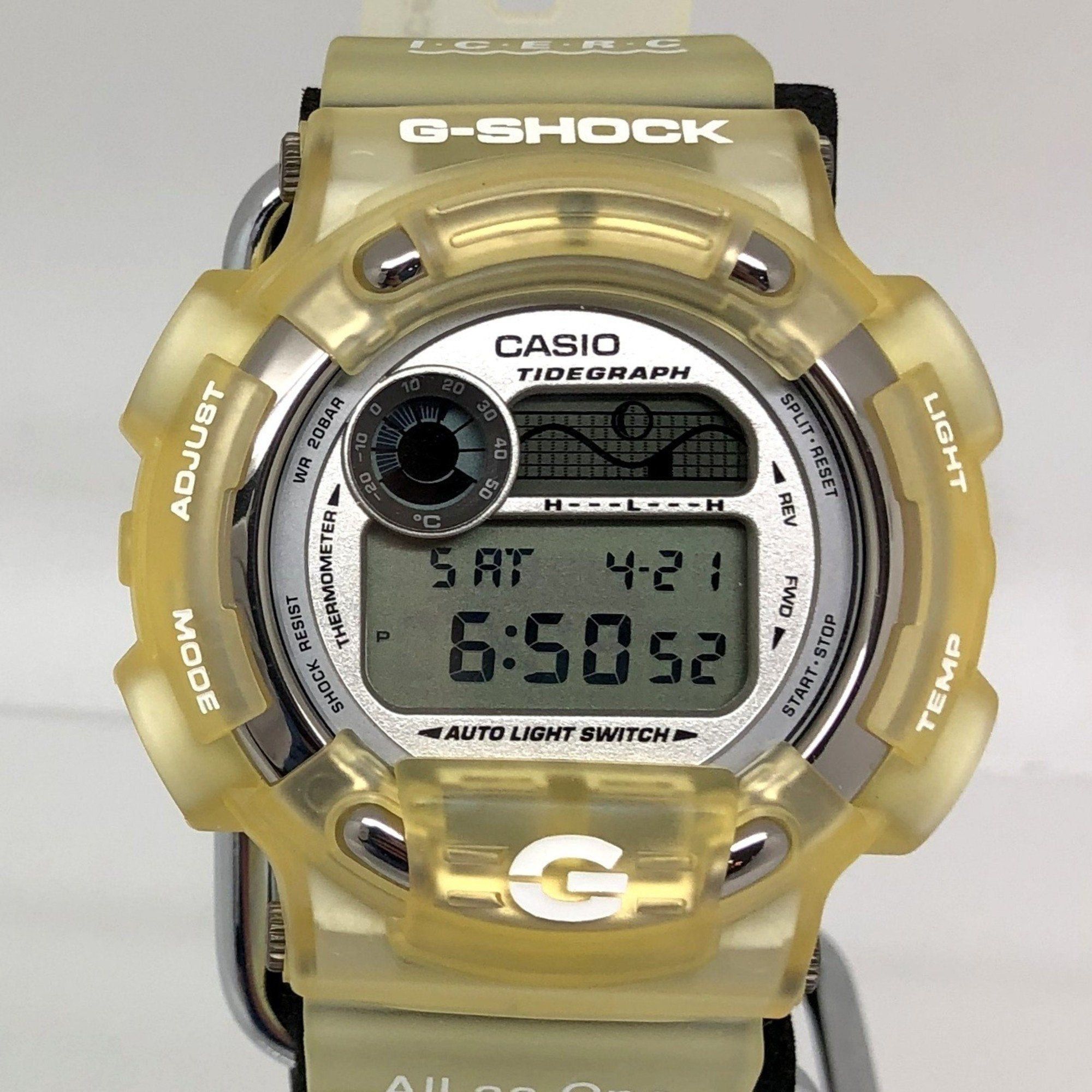 image of Casiog-Shock Watch Dw-8600Kj-7T Fisherman Fisherman W.c.c.s. 7Th Dolphin Whale Irukuji White Skelet