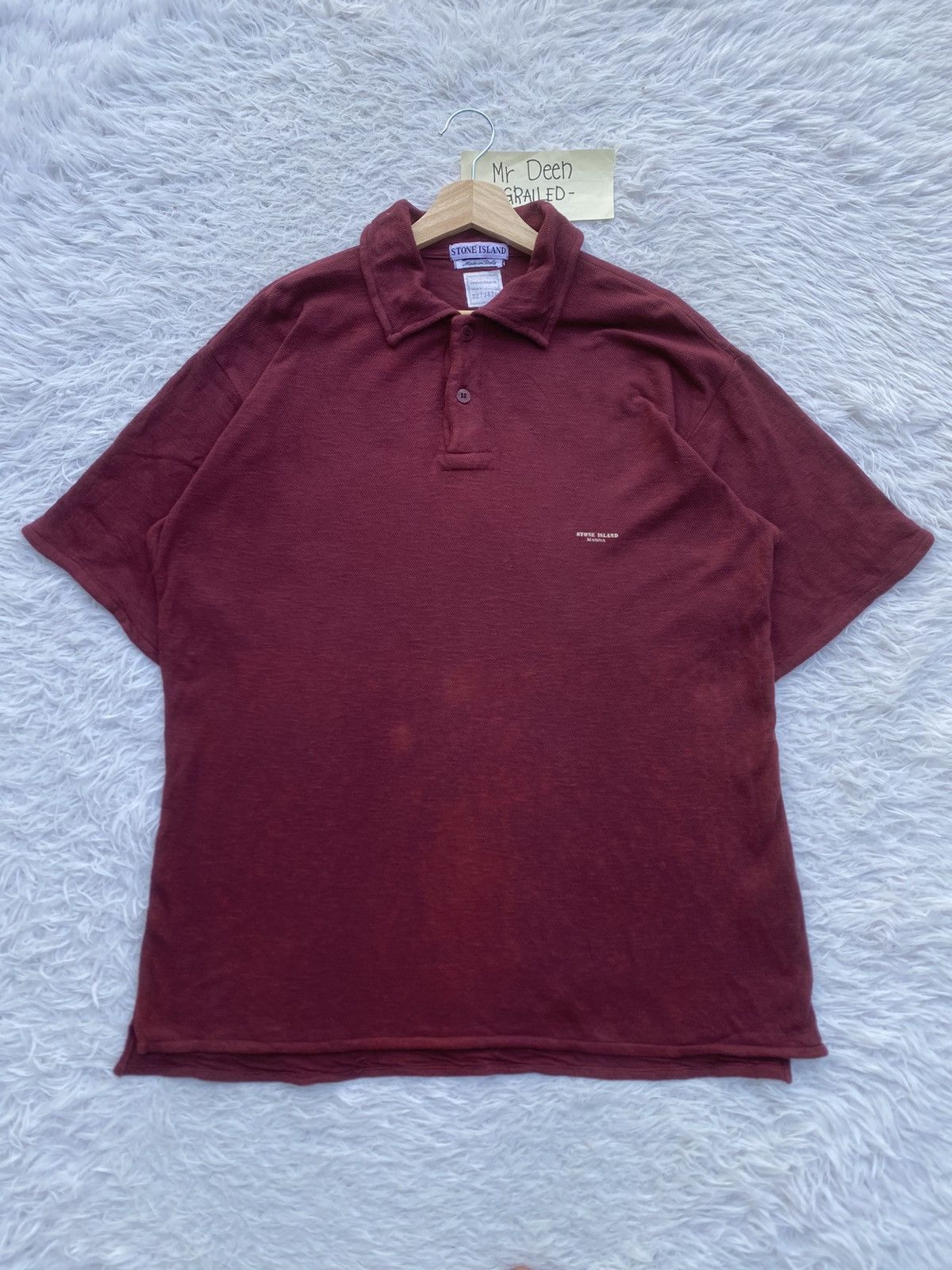 Stone Island Vintage Stone Island Marina Polo Shirt from SS 1995 Size US M / EU 48-50 / 2 - 1 Thumbnail