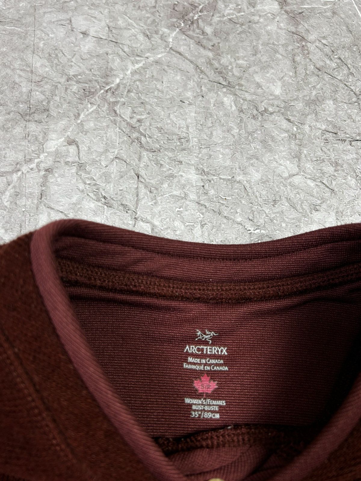 Arc'teryx Vintage Arctery Polartec Fleece Burgundy Pullover Size S / US 4 / IT 40 - 5 Thumbnail