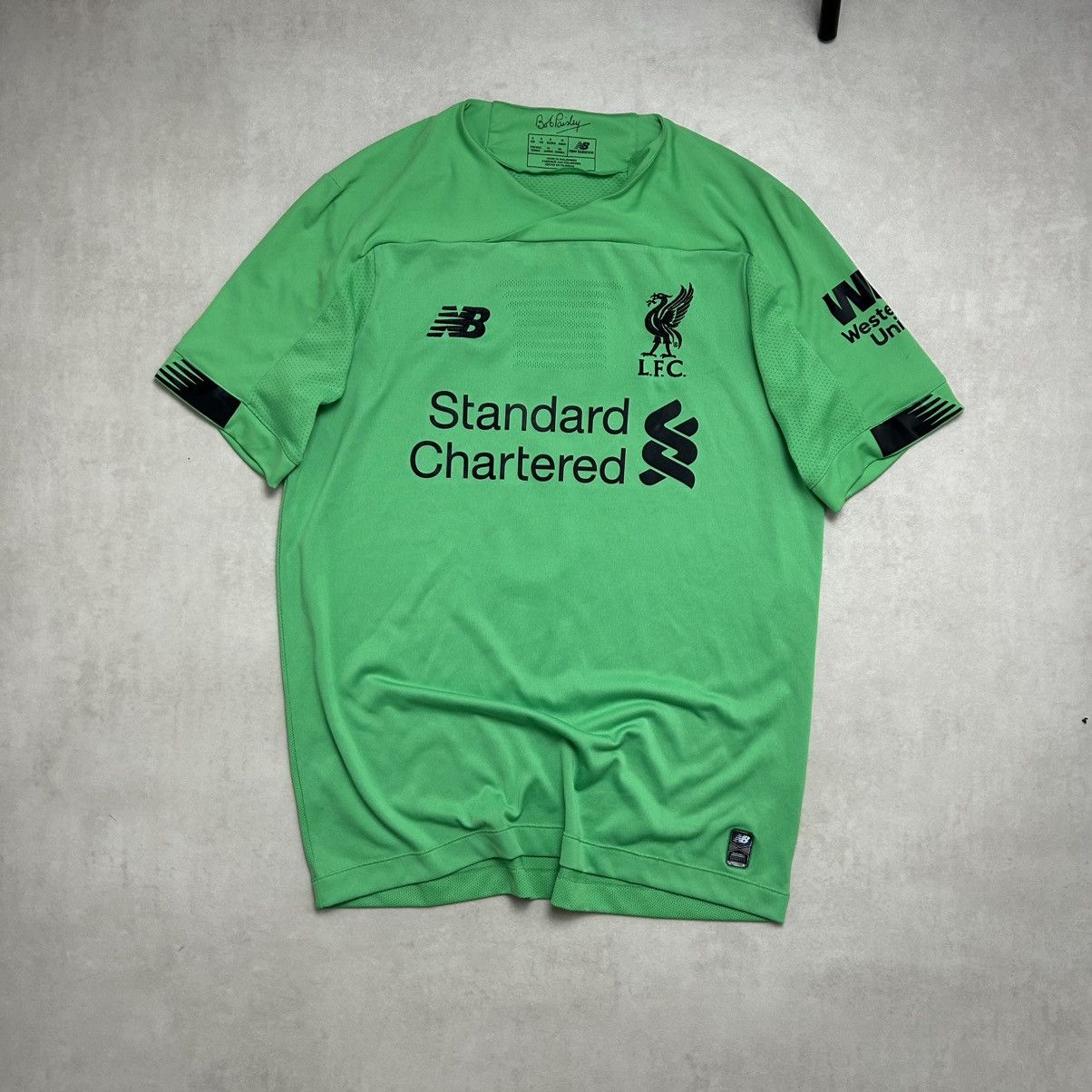 New Balance Liverpool 2019/20 Home Goalkeeper Jersey Kit Alisson Becker Size US S / EU 44-46 / 1 - 2 Thumbnail