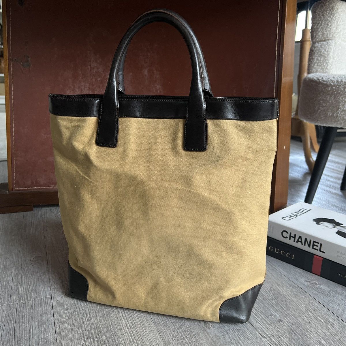 Gucci × Vintage Authentic Gucci web tote bag vintage Size ONE SIZE - 2 Thumbnail