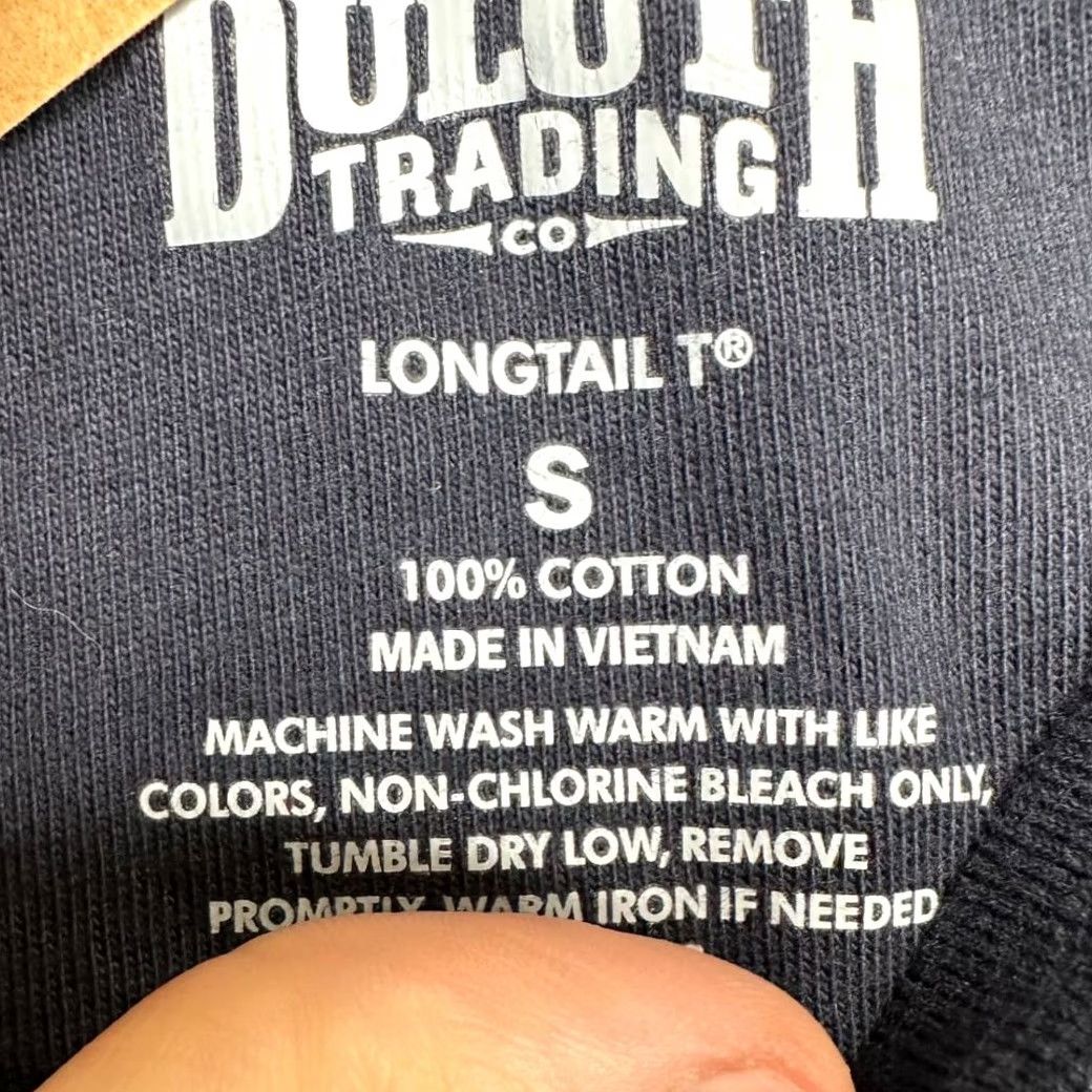 Duluth Trading Company Duluth Trading Co. Tee T-Shirt Mens Small Short Sleeve Blue Longtail T Shirt no Size US S / EU 44-46 / 1 - 5 Thumbnail