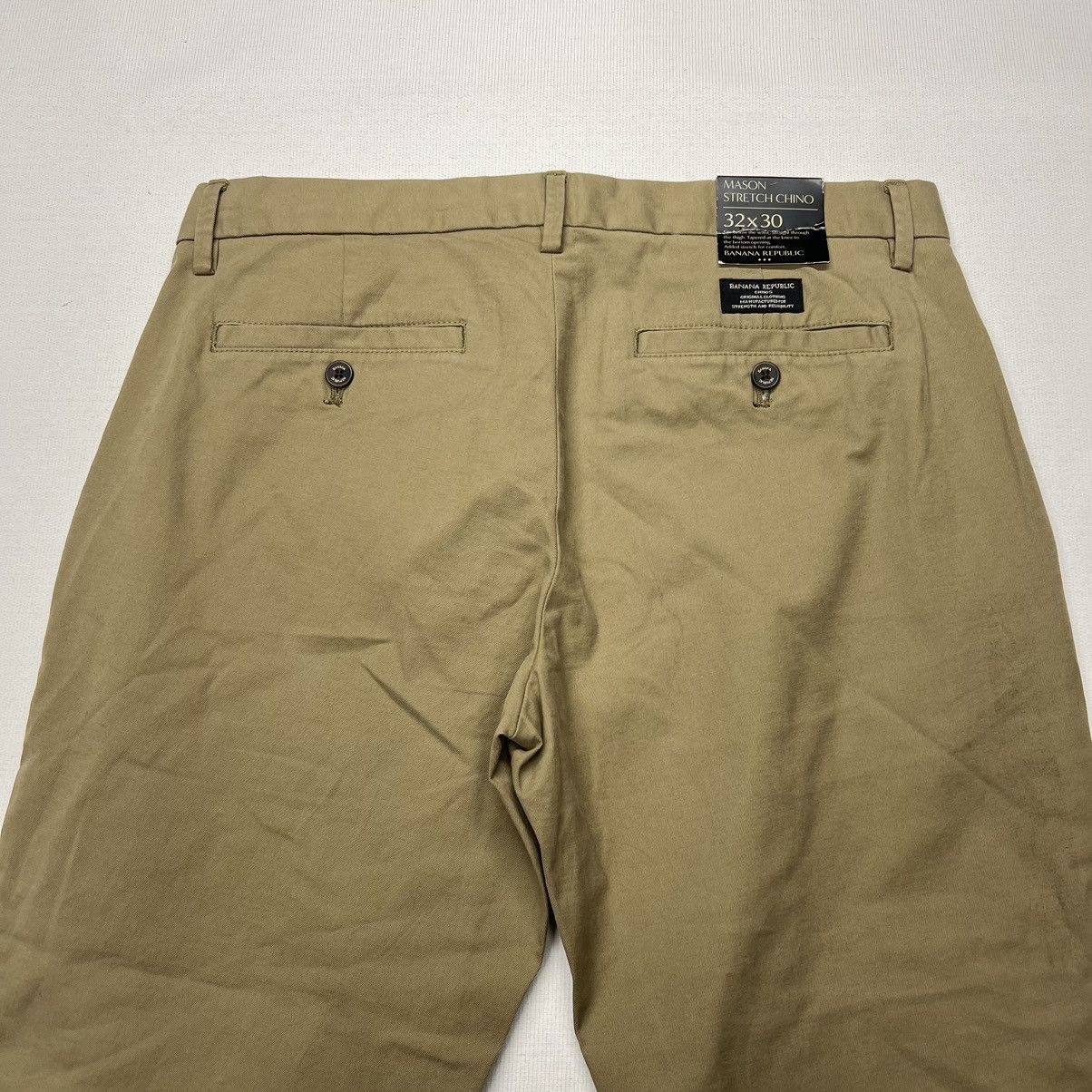 Banana Republic Banana Republic Pants Mason Stretch Chino Khaki Beige Size US 32 / EU 48 - 13 Thumbnail