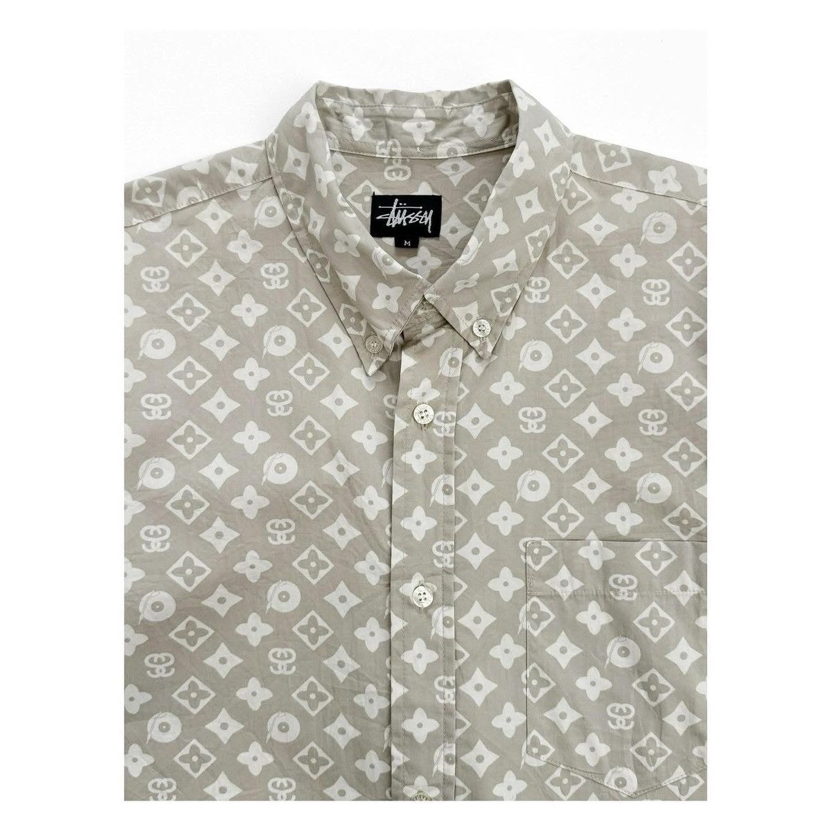 Louis Vuitton × Stussy Rare Stussy LV Parody Shirt Size US M / EU 48-50 / 2 - 2 Thumbnail