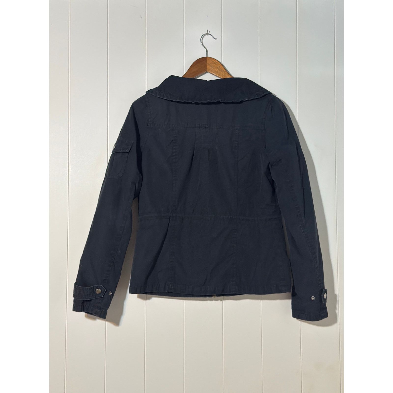 H&M H&M Hooded Cargo Utility Military Field Jacket · Black 6 Size M / US 6-8 / IT 42-44 - 2 Thumbnail