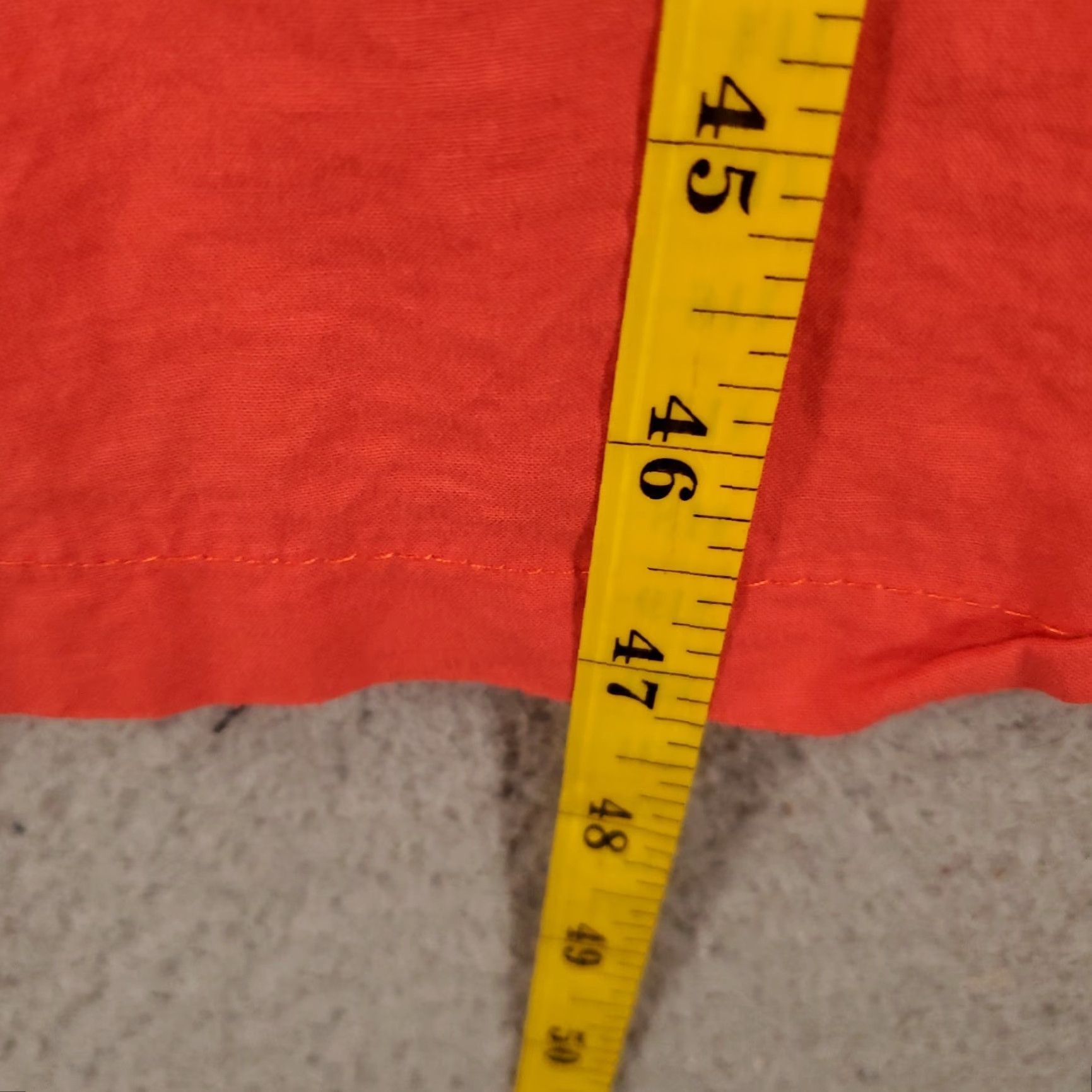 Vintage Zanzea Dress Womens 2XL Long Maxi A-Line Bohemian Orange Lined V-Neck Pullover Casual Travel Size XXL / US 16-18 / IT 52-54 - 3 Thumbnail