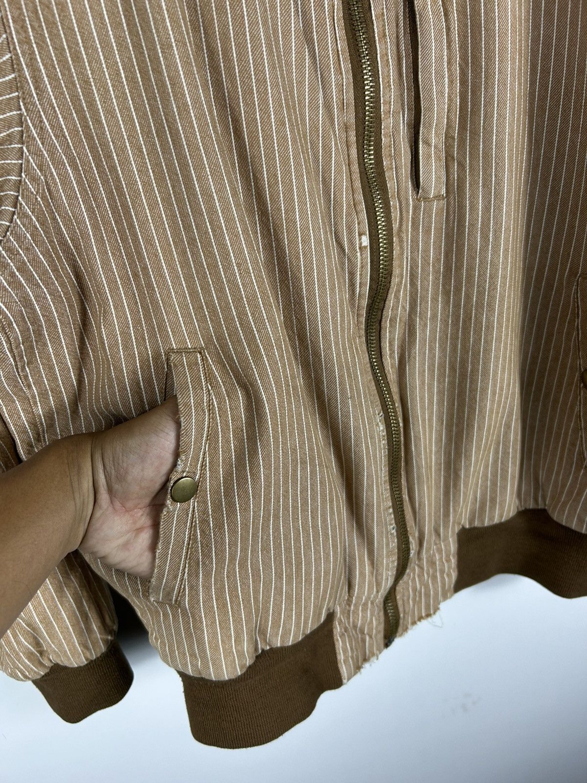 Vintage × Woolrich Woolen Mills ⚡️Vintage Woolrich Zipper Bomber Jacket Size US L / EU 52-54 / 3 - 9 Thumbnail