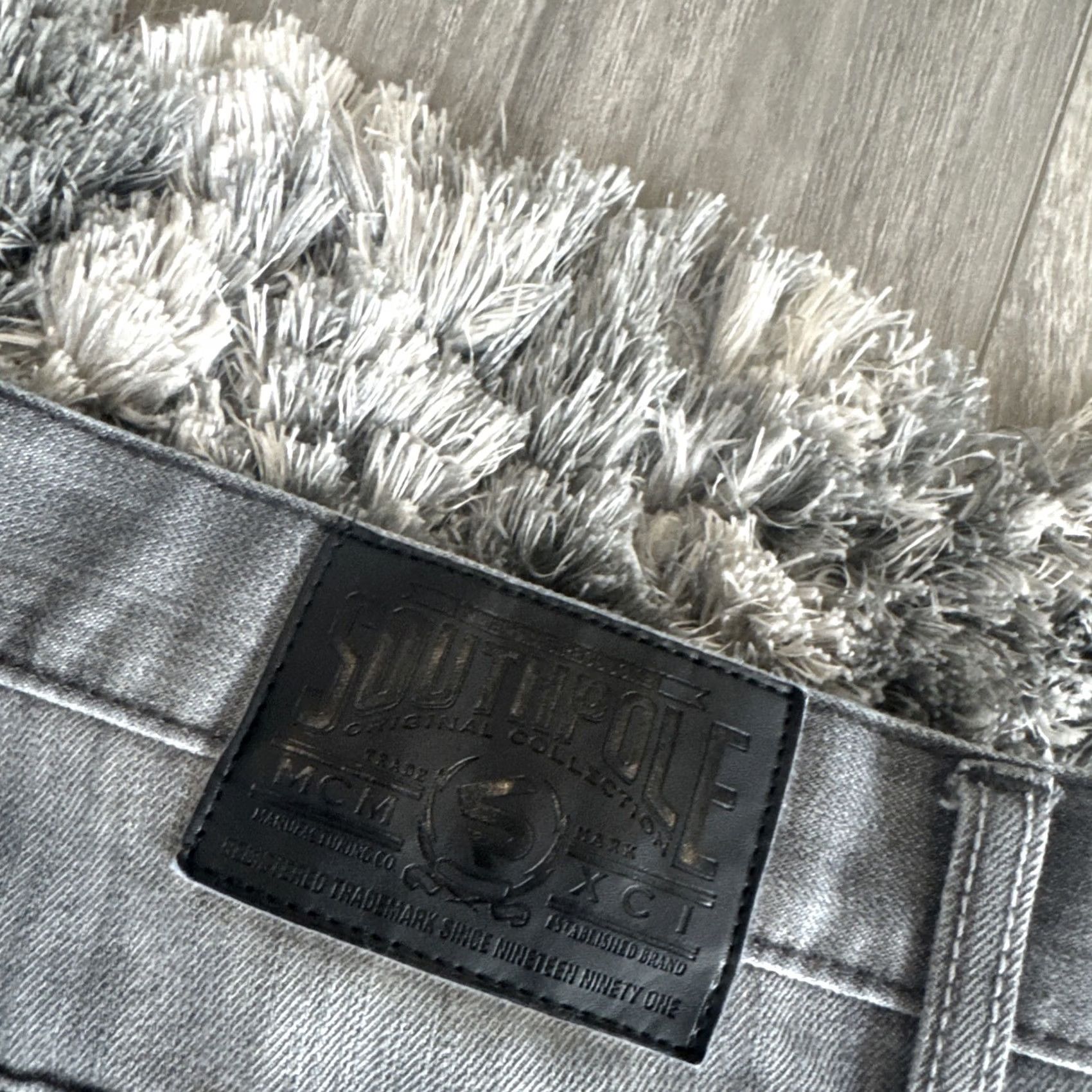 Southpole VINTAGE Southpole Jeans Men’s Size 34x32 Gray Straight Fit Embroidered 00’s HTF Size US 34 / EU 50 - 4 Thumbnail