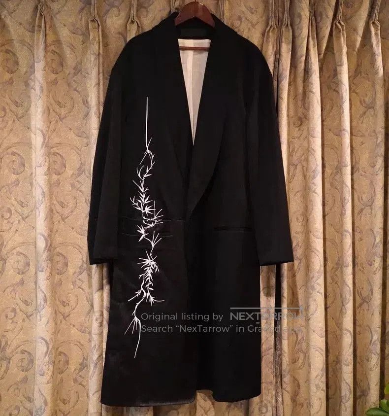 Haider Ackermann Haider Ackermann wool embroidered long coat. Size US S / EU 44-46 / 1 - 1 Thumbnail