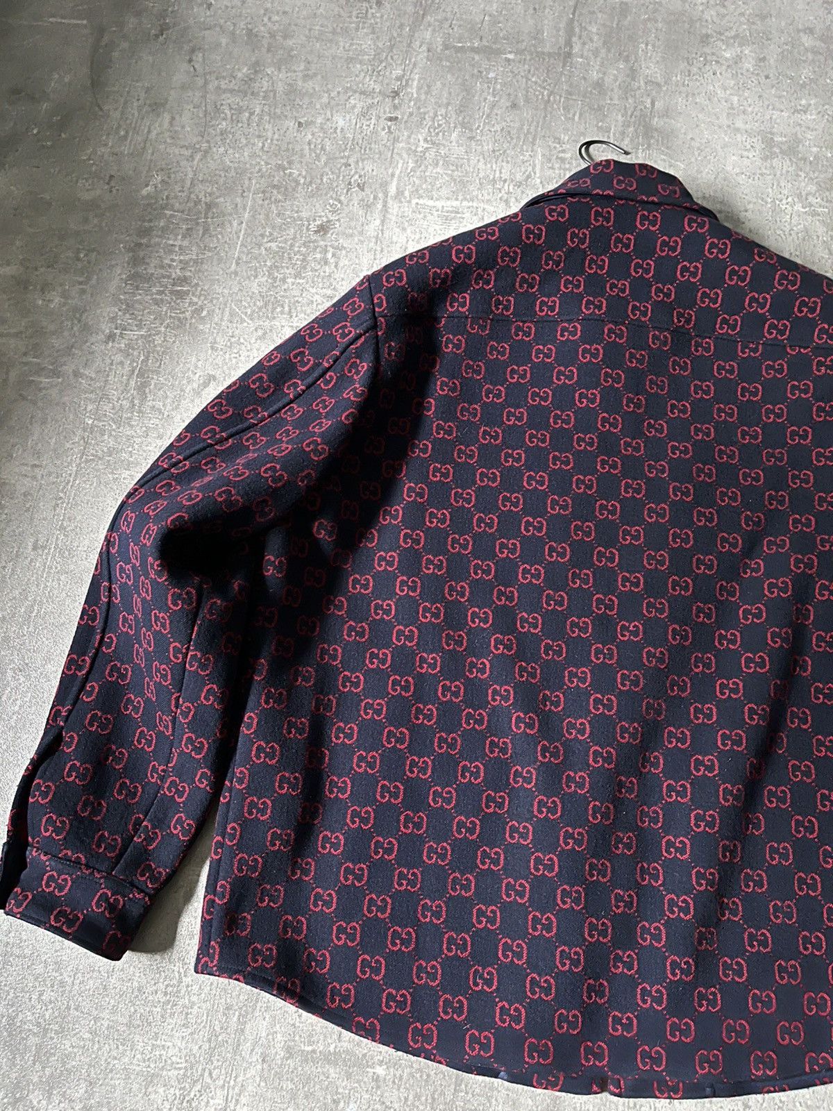 Gucci Gucci GG Jacquard shirt jacket wool Size US M / EU 48-50 / 2 - 8 Thumbnail